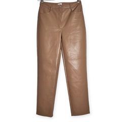 Aritzia Wilfred The Melina Pant High-Waisted Vegan Leather Pants