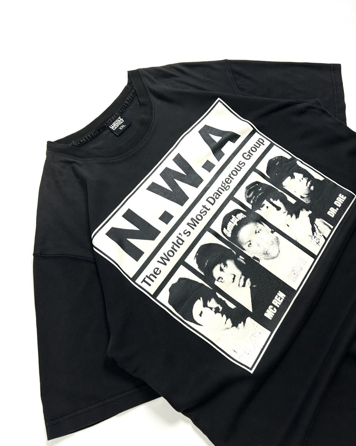 Rap Tees Vintage N.W.A Most Dangerous Rap Tee Ruthless Records Tshirt Size US XXL / EU 58 / 5 - 4 Thumbnail