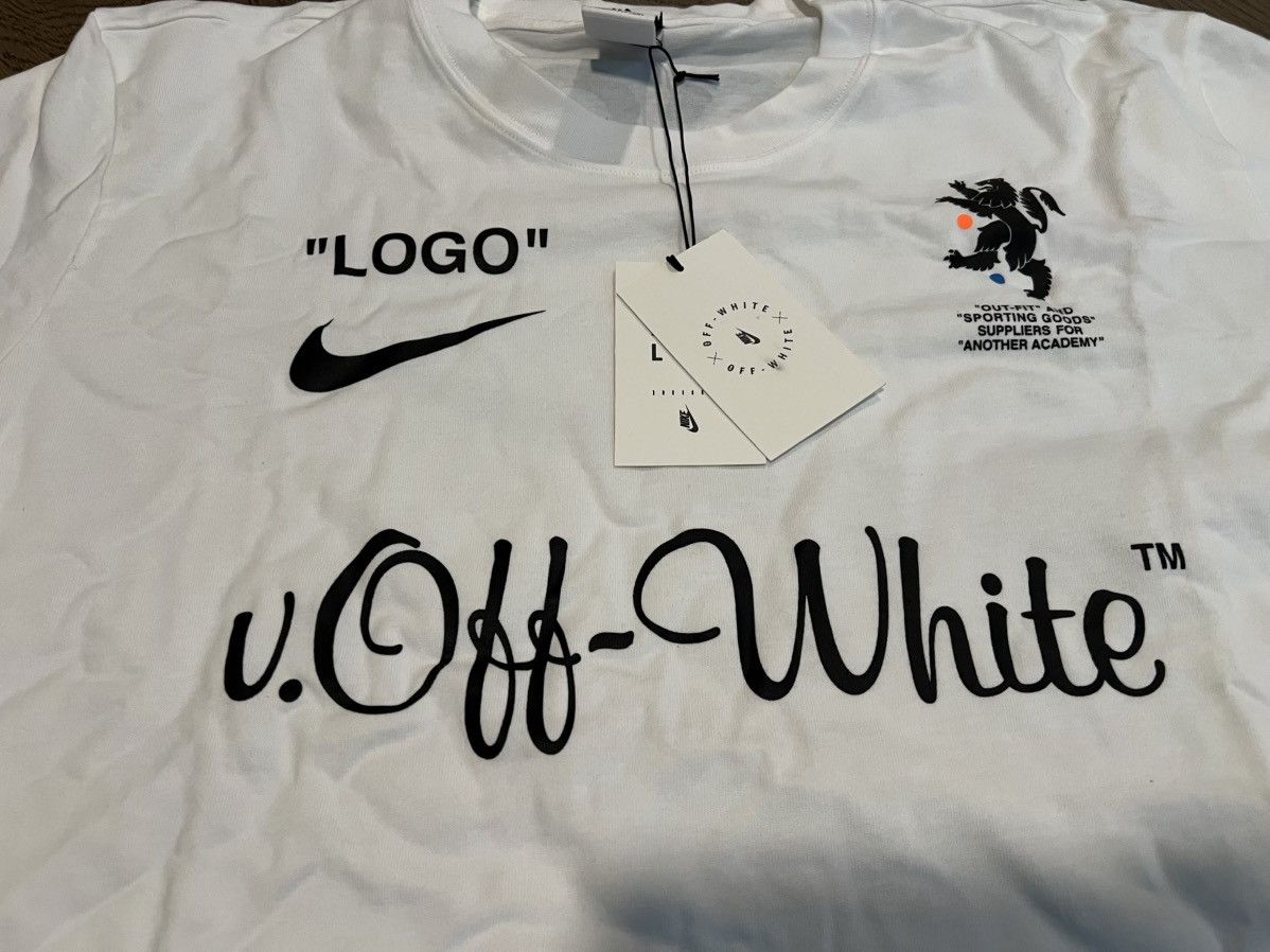 Nike × Off-White Nike x Off-White “Logo” Shirt White Large Size US L / EU 52-54 / 3 - 2 Thumbnail