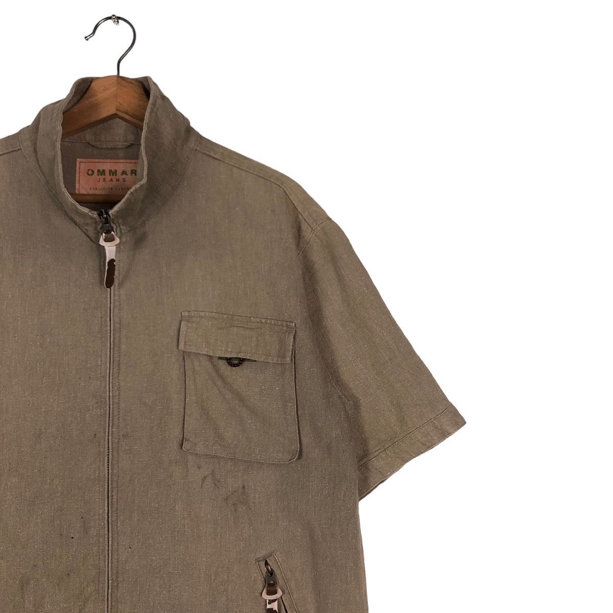 45rpm 🔥 Vintage Chore Work Jacket Ommar Jeans Short Sleeve Anorak Size US M / EU 48-50 / 2 - 6 Thumbnail