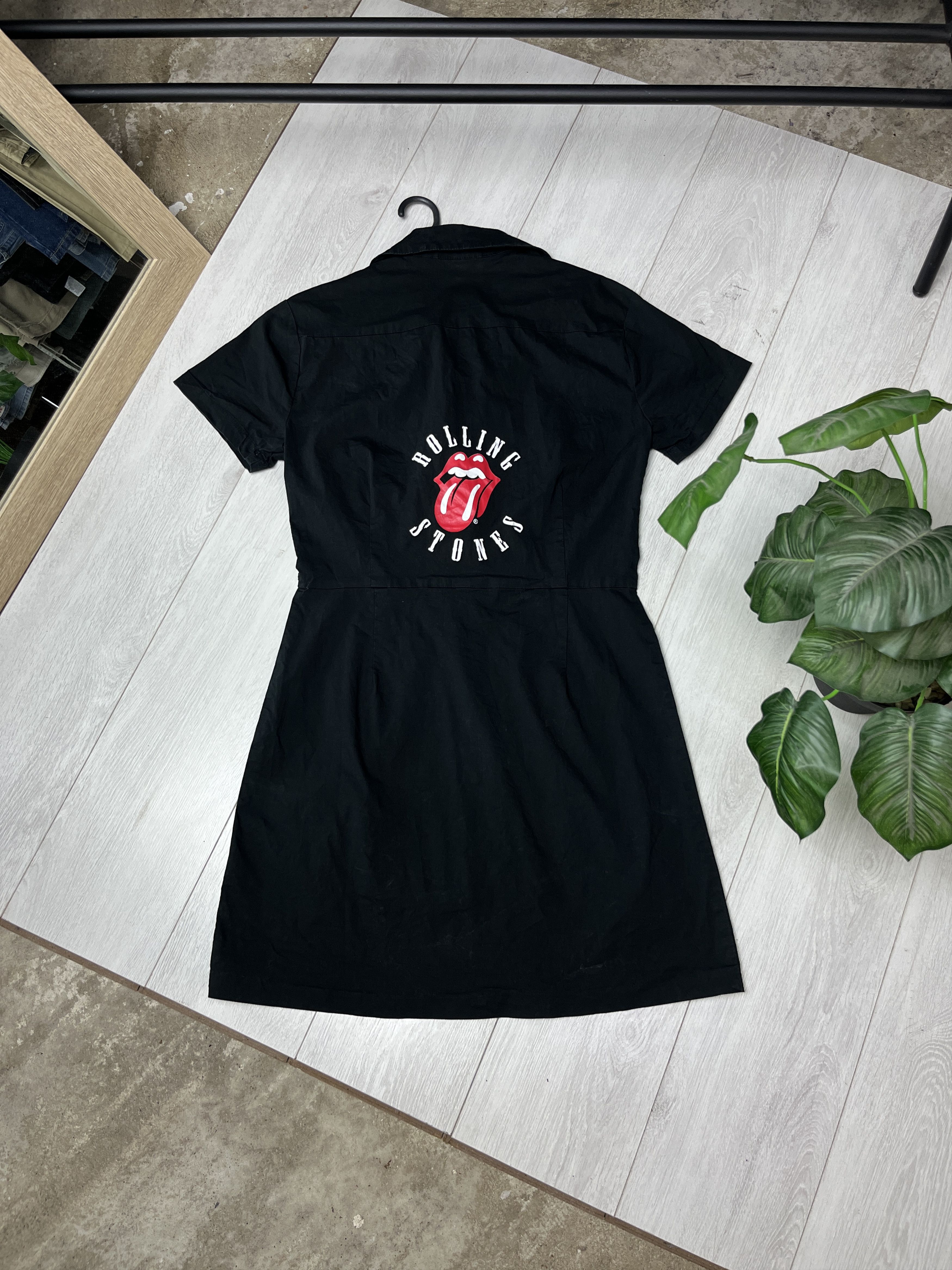 Vintage 2000s THE ROLLING STONES "DRAGONFLY" BUTTON UP DRESS - 851 Size XL / US 12-14 / IT 48-50 - 6 Thumbnail