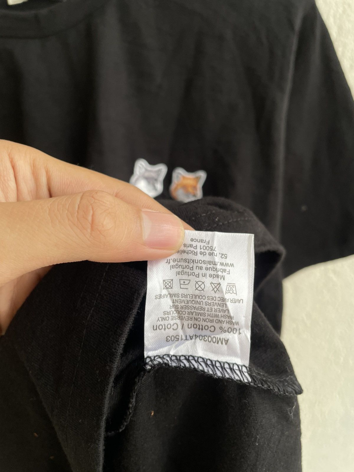 Japanese Brand 2000s Maison Kitsune T-shirt Embroidery Iconic Logo Y2K CDG Size US L / EU 52-54 / 3 - 7 Thumbnail