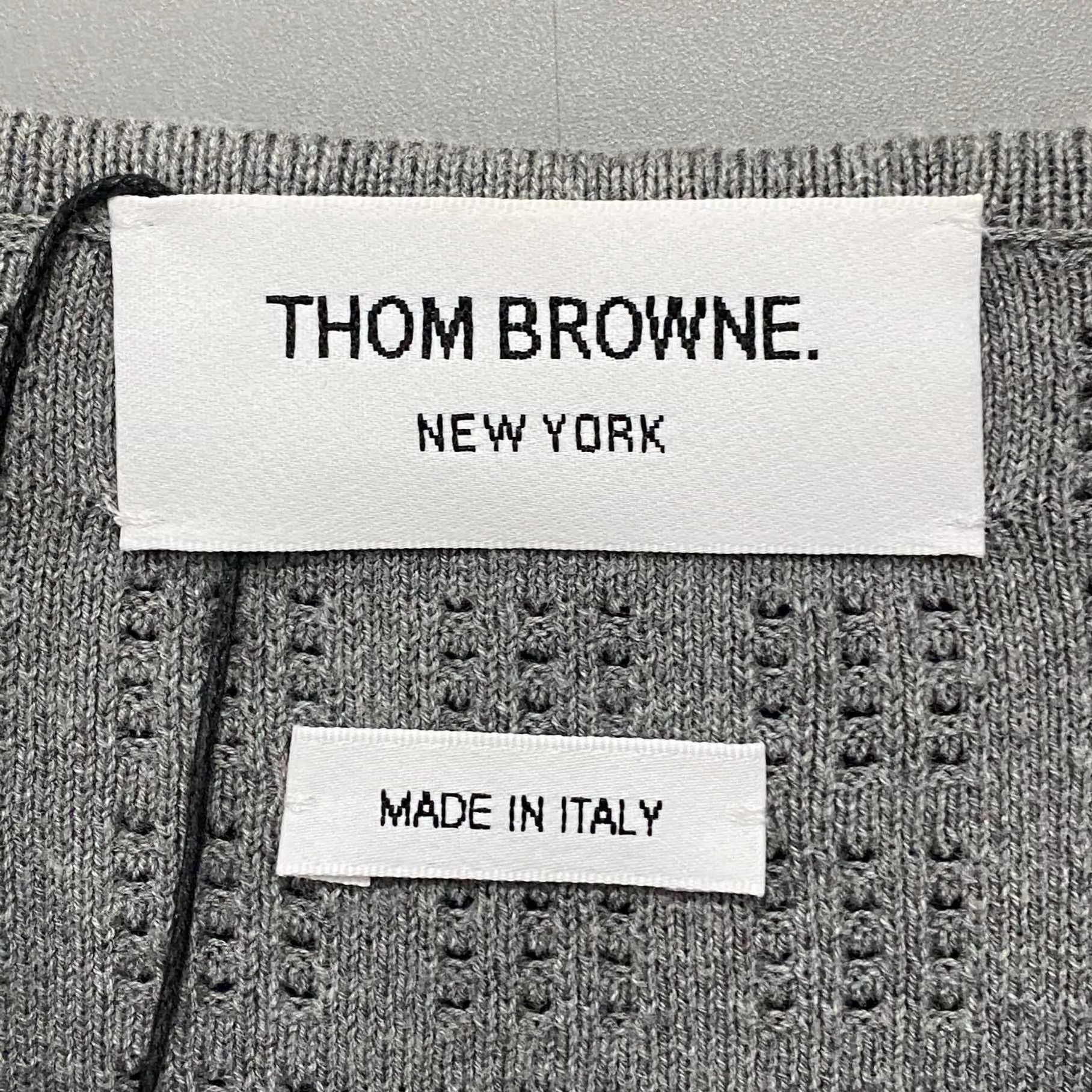 Thom Browne Thom Browne Mesh Knit Cardigan 38 99 New Size XS / US 0-2 / IT 36-38 - 5 Thumbnail
