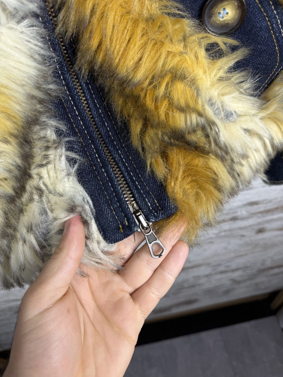 Miss Sixty Miss Sixty Fox Graphic Teddy Faux Fur Coat Y2K Sherpa Jacket Size S / US 4 / IT 40 - 11 Thumbnail