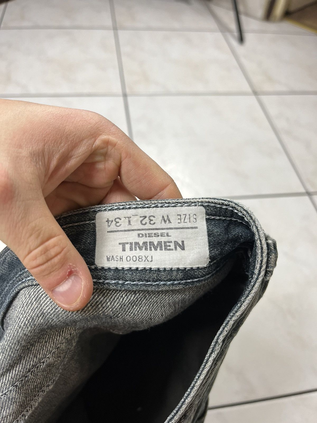 Diesel × Vintage Vintage rare Diesel timmen distressed y2k jeans pants washed Size US 32 / EU 48 - 20 Thumbnail
