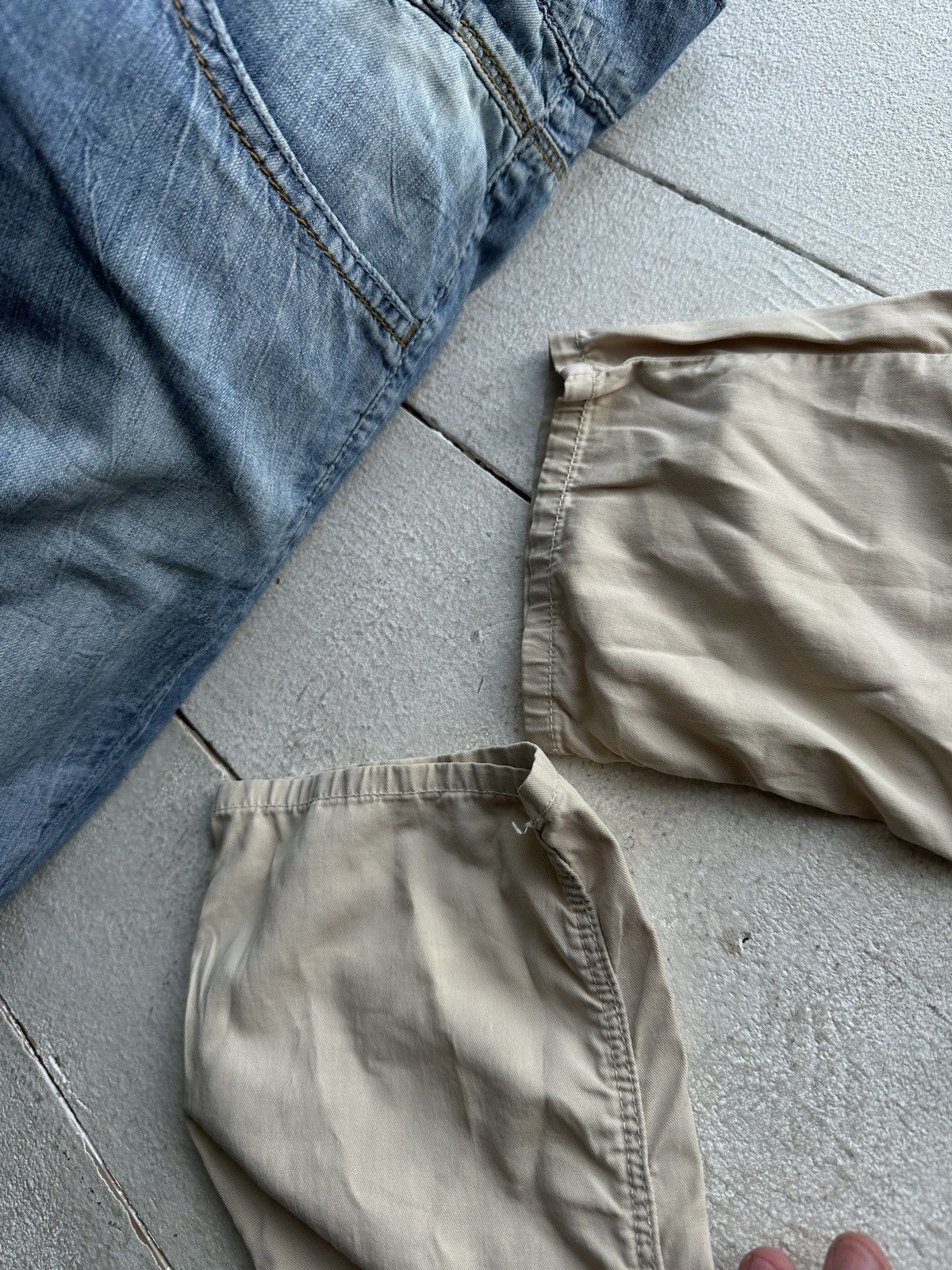 Armani 🚨 Armani Regular LUXURY OLD MONEY relax BEIGE Womens Size 29" - 14 Thumbnail