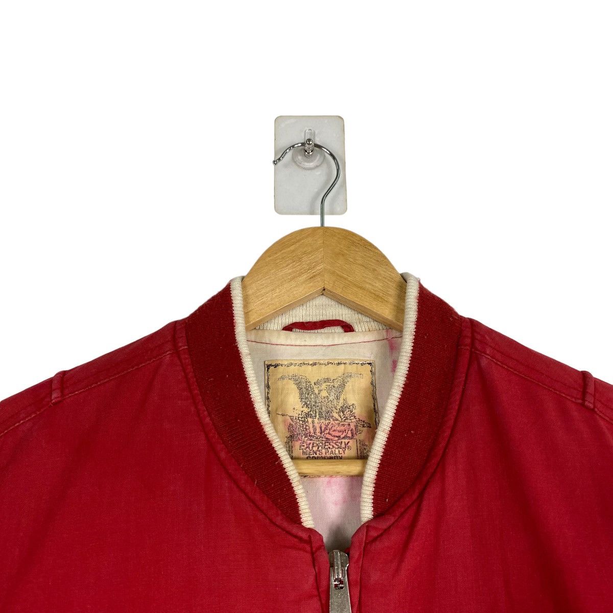 Japanese Brand EXPRESSLY MEN'S RALLY COMPANY BIG LOGO BOMBER JACKET Size US M / EU 48-50 / 2 - 6 Thumbnail
