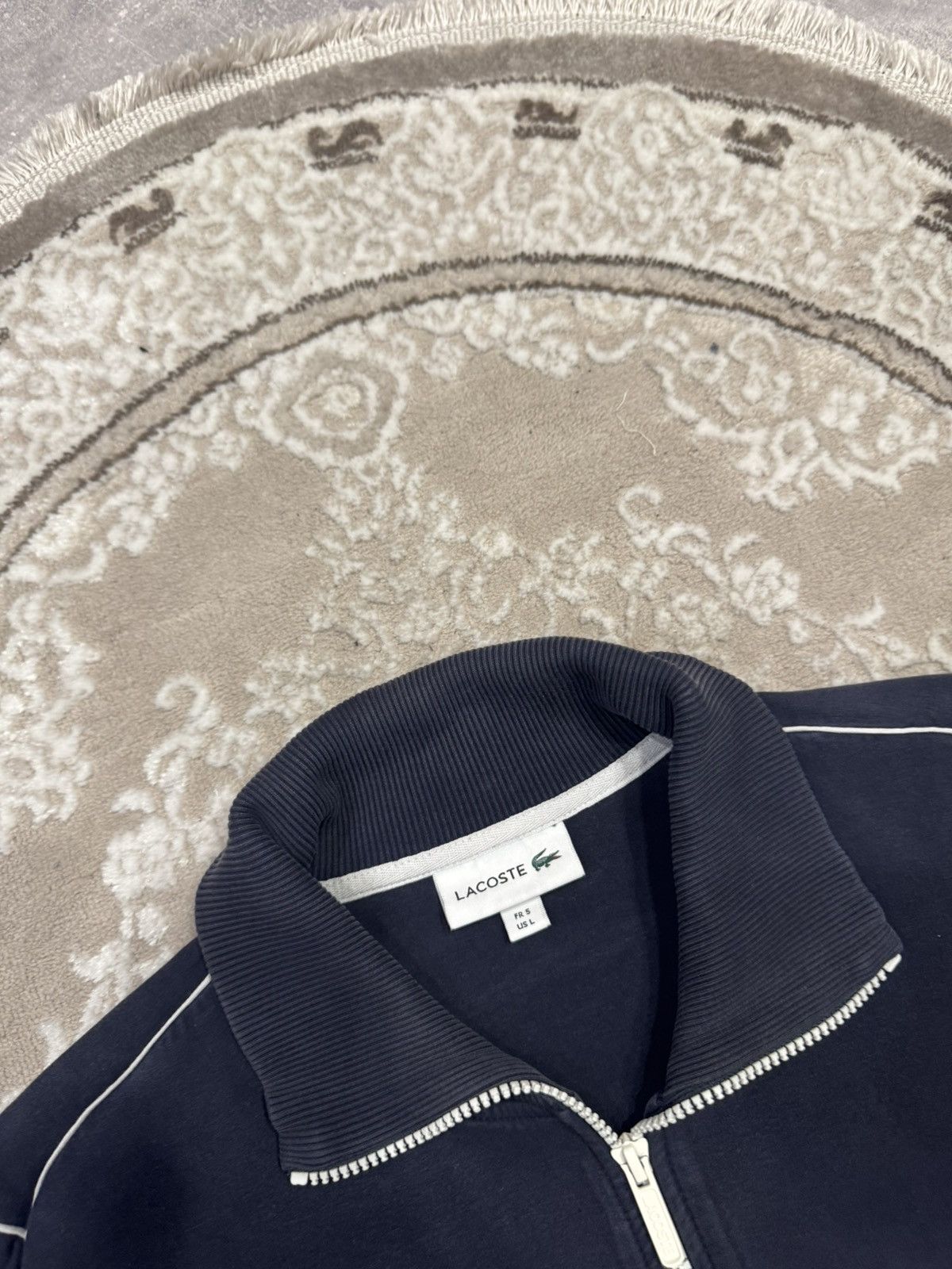Lacoste 🐊 Vintage Lacoste Zip Up Sweatshirt Hoodie Y2K Size US L / EU 52-54 / 3 - 4 Thumbnail