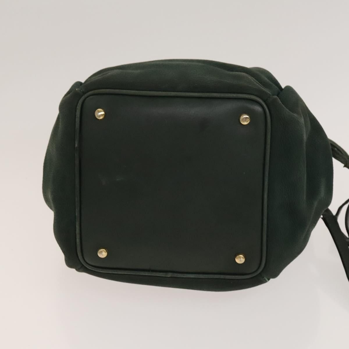 Celine CELINE Shoulder Bag Leather Green Gold Size ONE SIZE - 9 Thumbnail