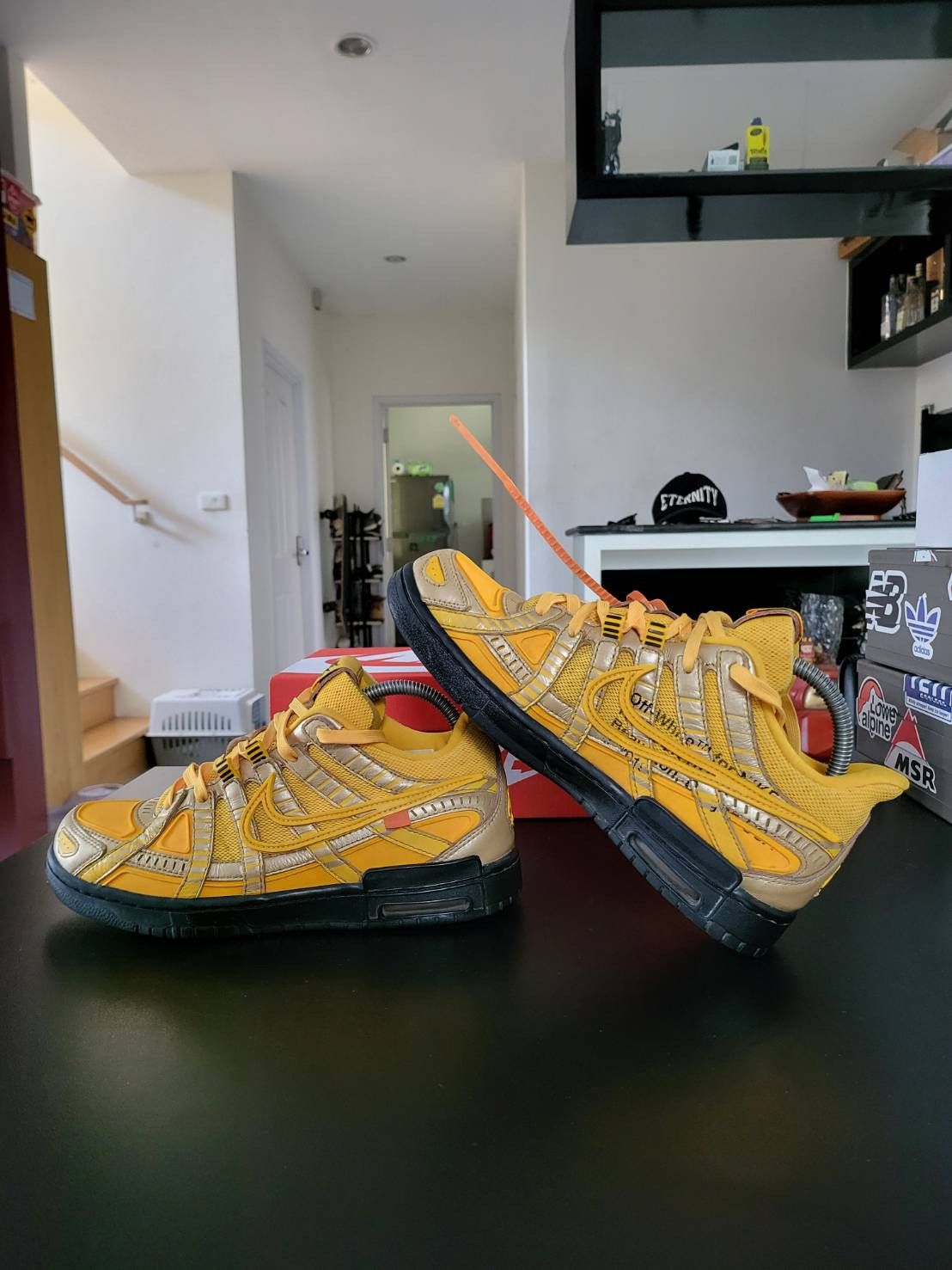 Nike × Off-White Nike x Off-White Rubber Dunk University Gold size Us8.5 Size US 8.5 / EU 41-42 - 5 Thumbnail