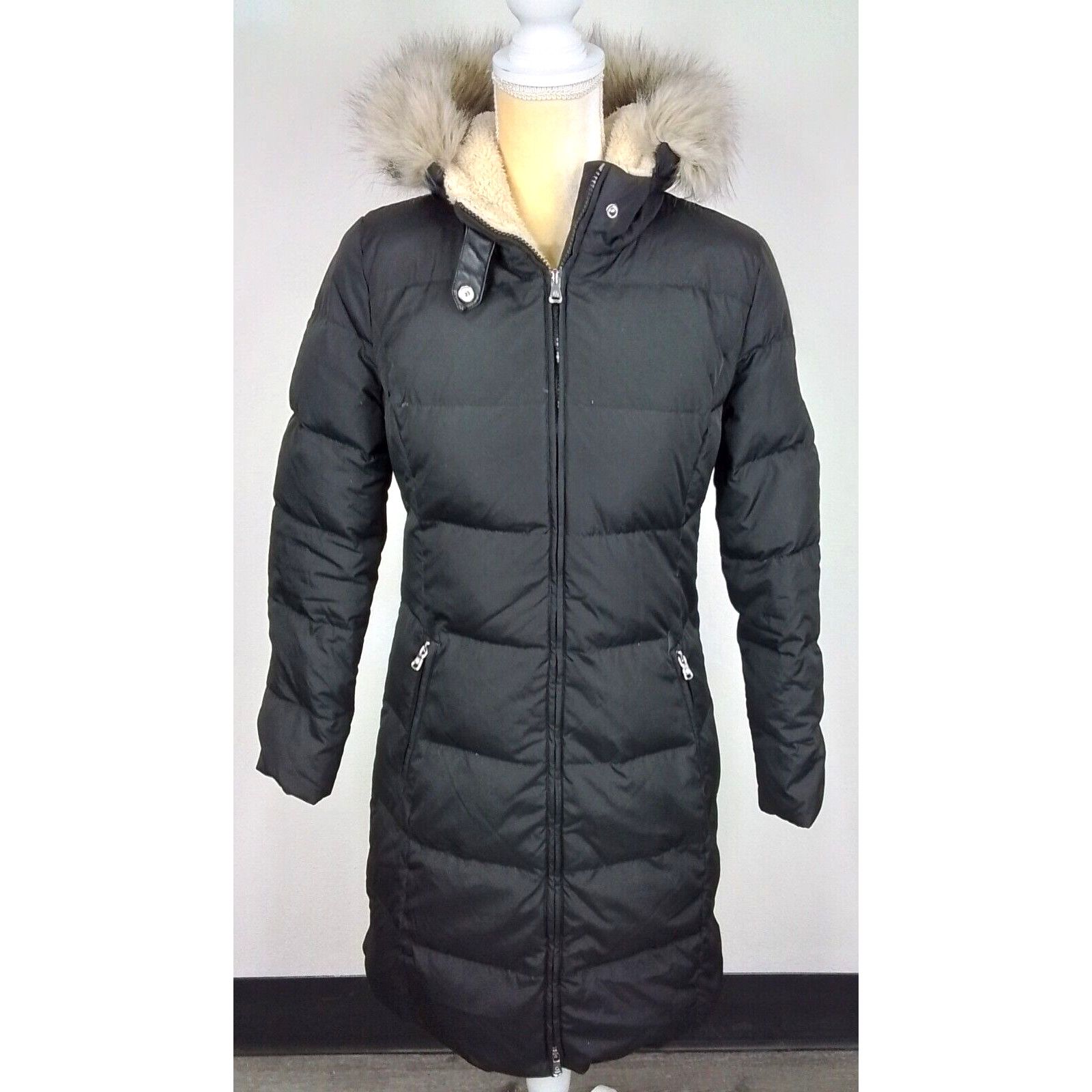 Lauren Ralph Lauren Lauren by Ralph Lauren Down Jacket Women's XS Black Parka Size XS / US 0-2 / IT 36-38 - 2 Thumbnail