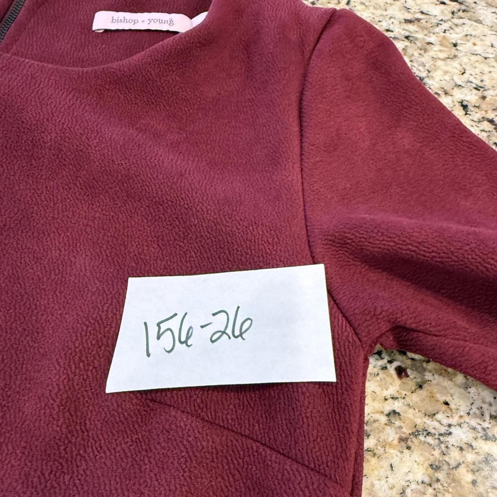 Other Bishop & Young burgundy textured midi shift dress SZ SM Size S / US 4 / IT 40 - 10 Thumbnail