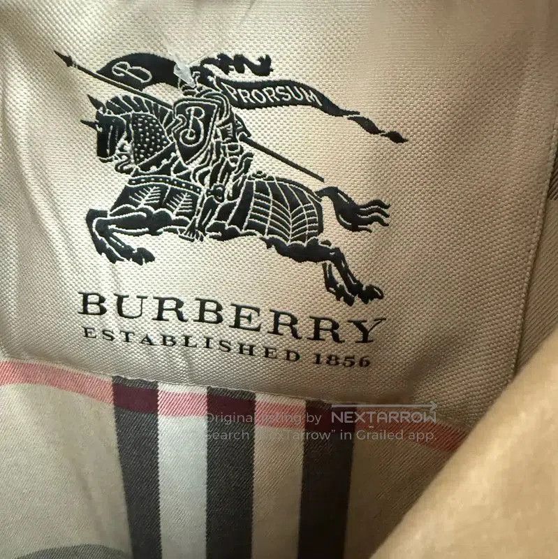 Burberry Burberry Women's Khaki Cotton Trench Coat. Size L / US 10 / IT 46 - 4 Thumbnail