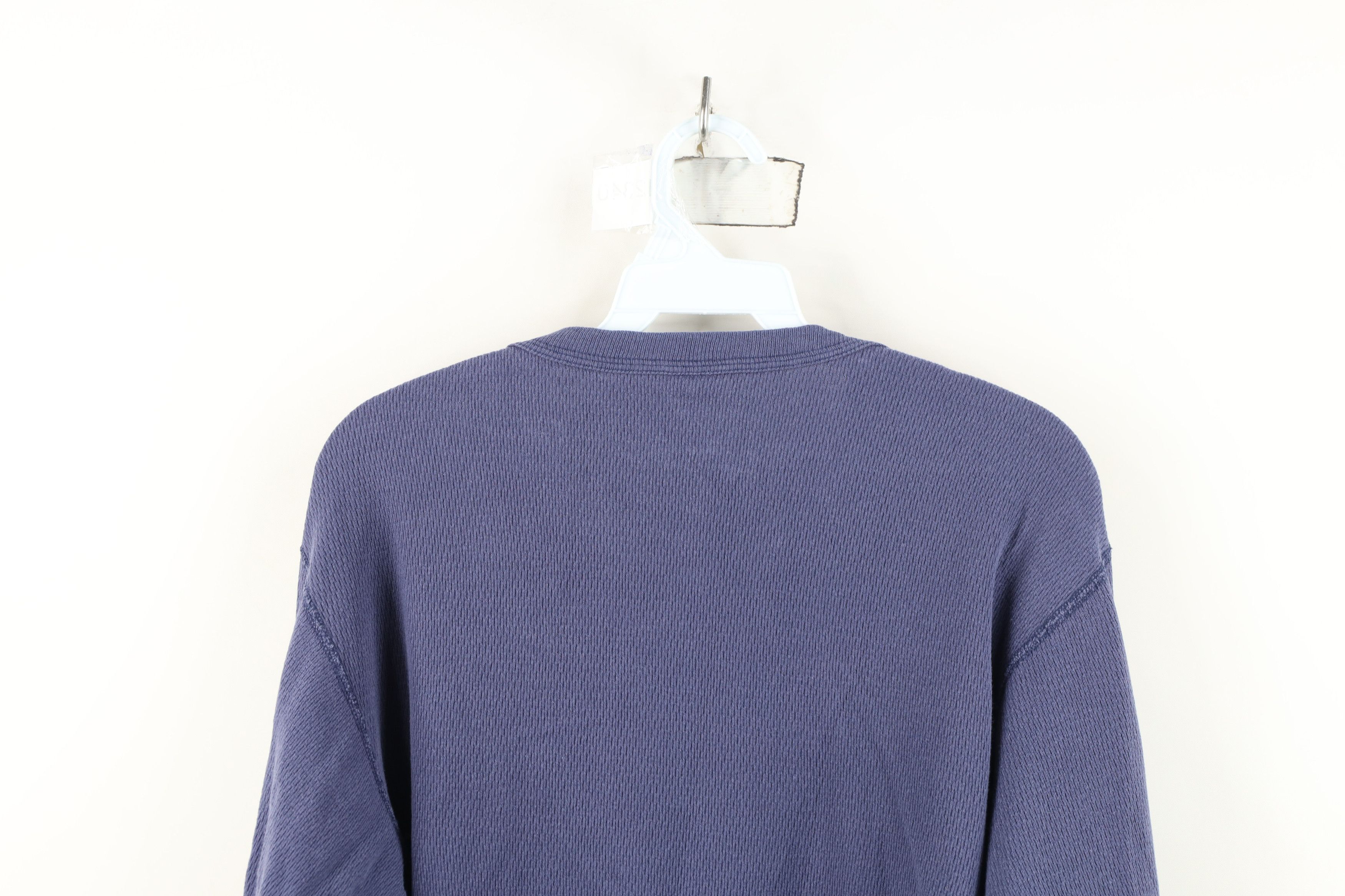 Vintage Vintage 90s Streetwear Waffle Knit Long Sleeve T-Shirt USA Size US XL / EU 56 / 4 - 11 Thumbnail