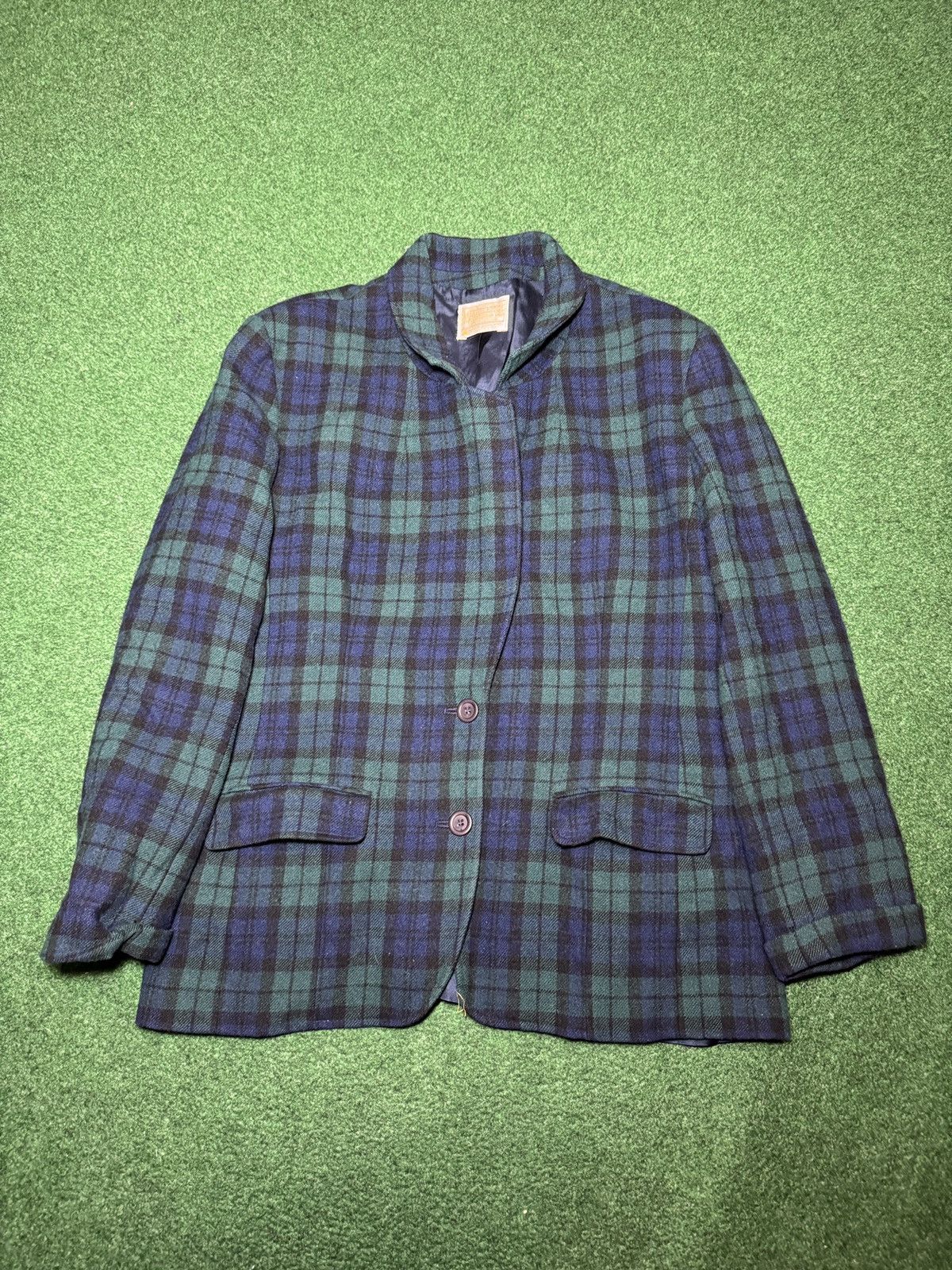 Pendleton Vintage Pendleton 2 Button 12/14 Plaid Wool Blazer Jacket Size XL / US 12-14 / IT 48-50 - 1 Thumbnail