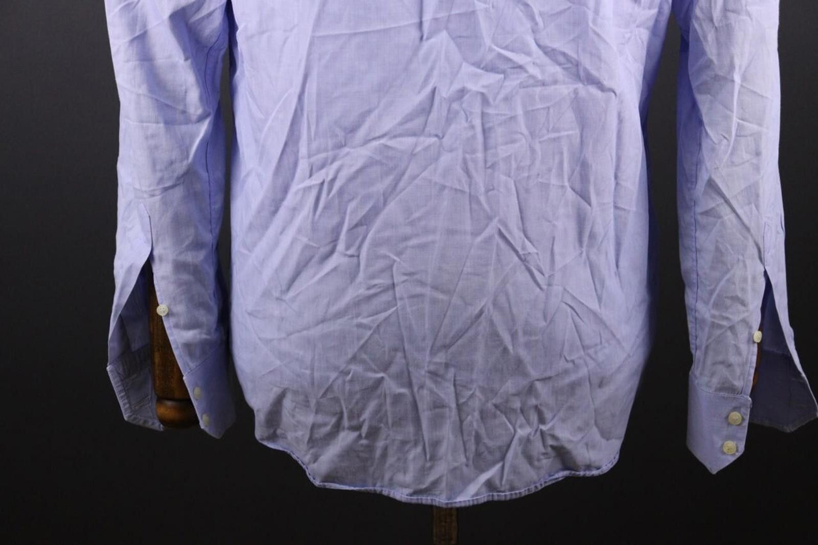 Romeo Gigli Romeo Gigli Milano Blue Long Down Shirt Size 39 / 15 Size US M / EU 48-50 / 2 - 7 Thumbnail