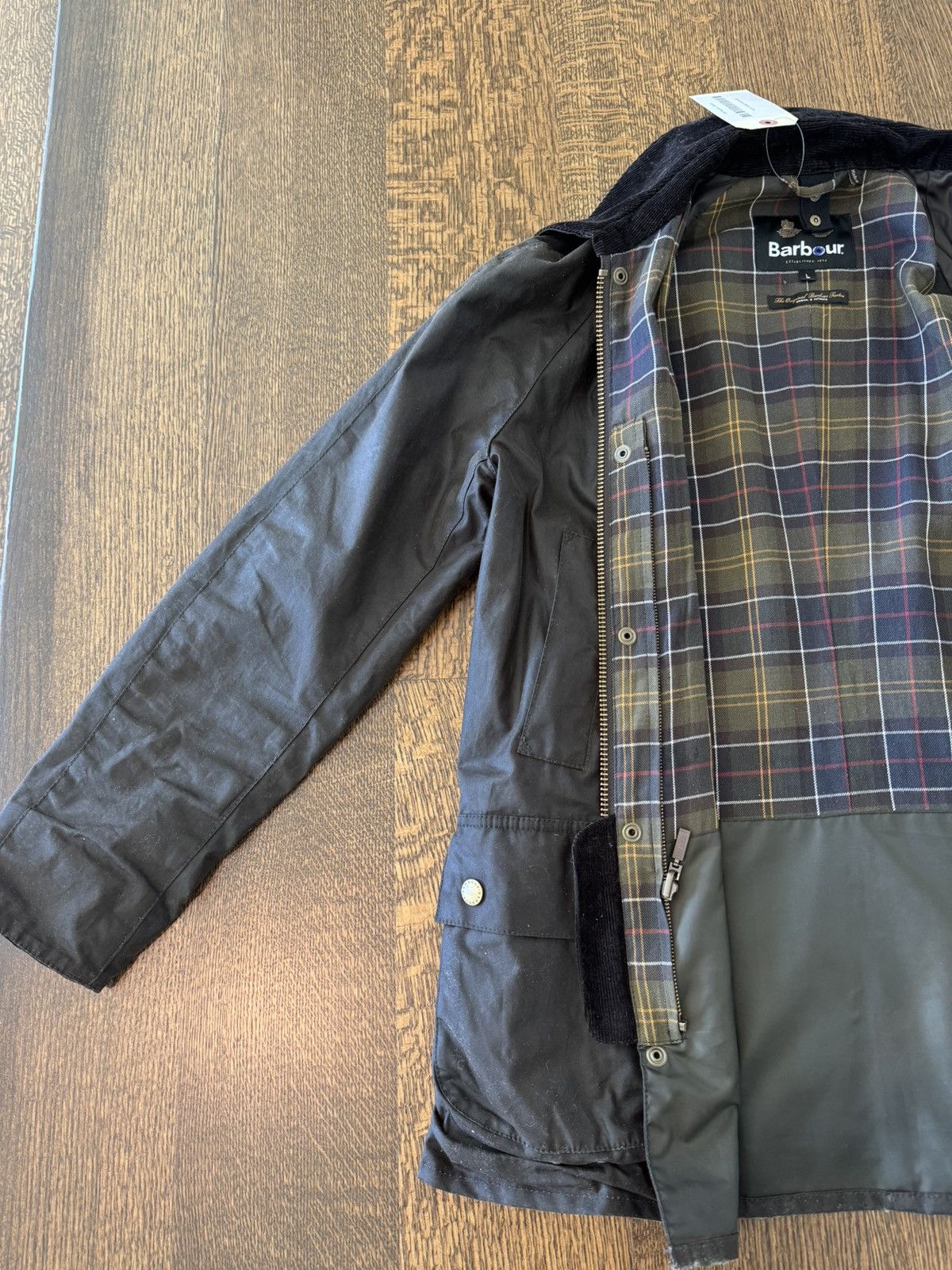 Barbour Barbour Beaufort Wax Jacket — Brown, Size L Size US L / EU 52-54 / 3 - 6 Thumbnail