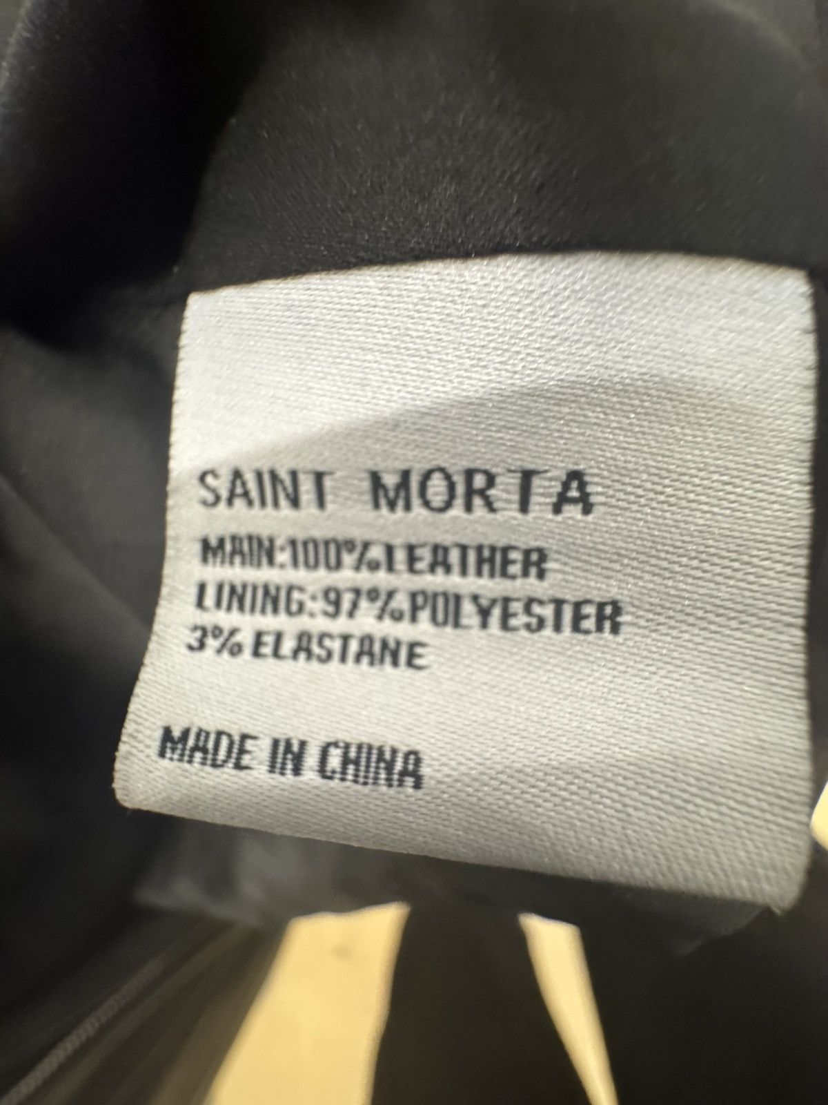 Other Saint Morta Leather Biker Jacket (OG) (Black) 2017 Size US M / EU 48-50 / 2 - 5 Thumbnail