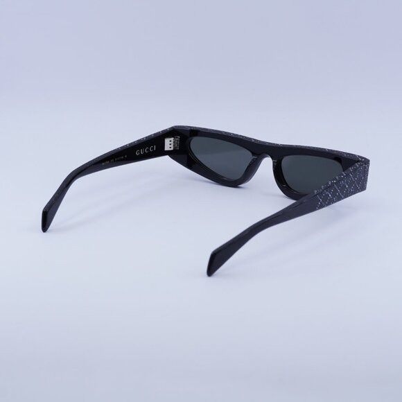 Gucci Gucci GG1779S 010 Sunglasses Black with Metal Stud Detail Size ONE SIZE - 9 Thumbnail