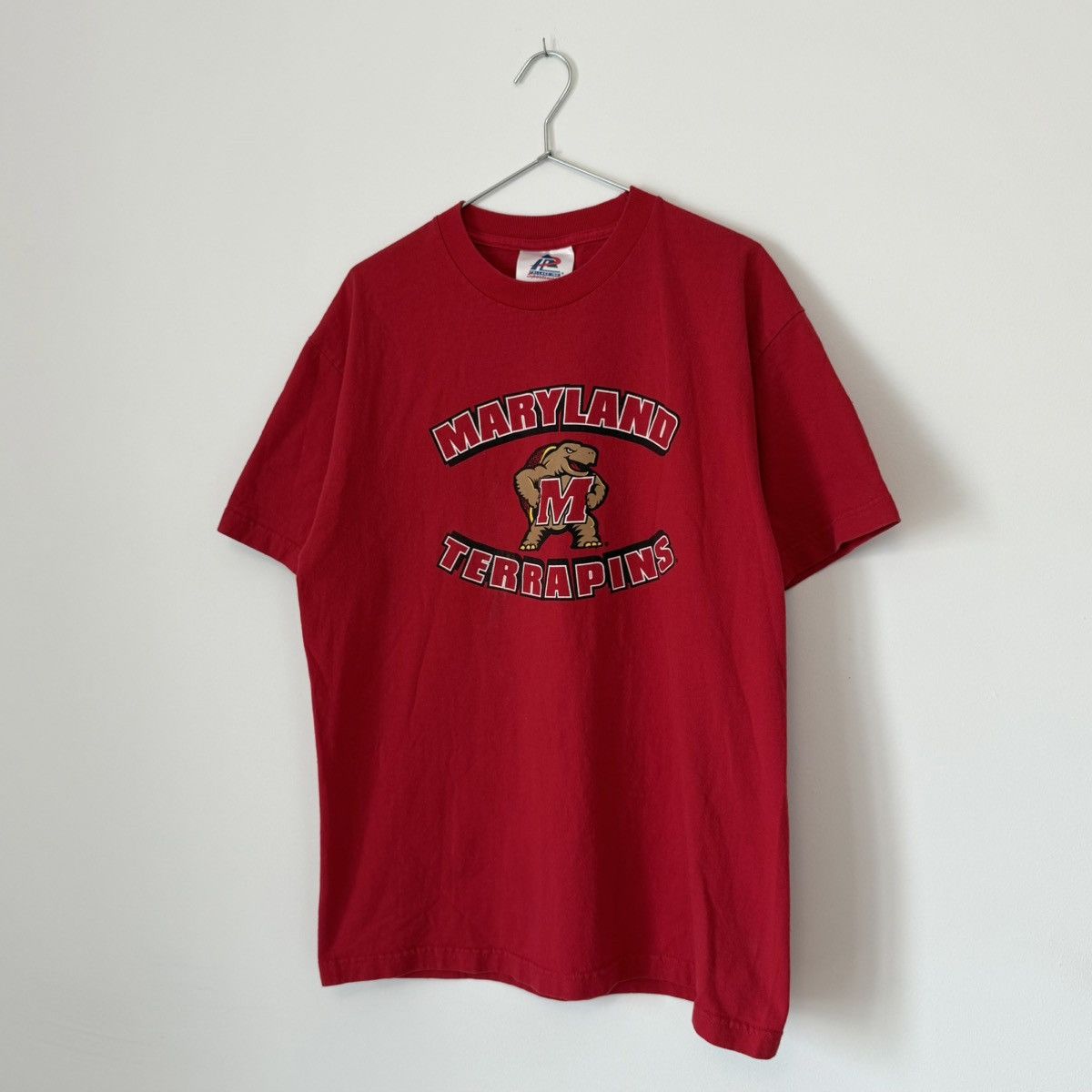 Vintage Vtg 2000s University of Maryland Terps College Tee UMD Y2K Size US L / EU 52-54 / 3 - 1 Thumbnail