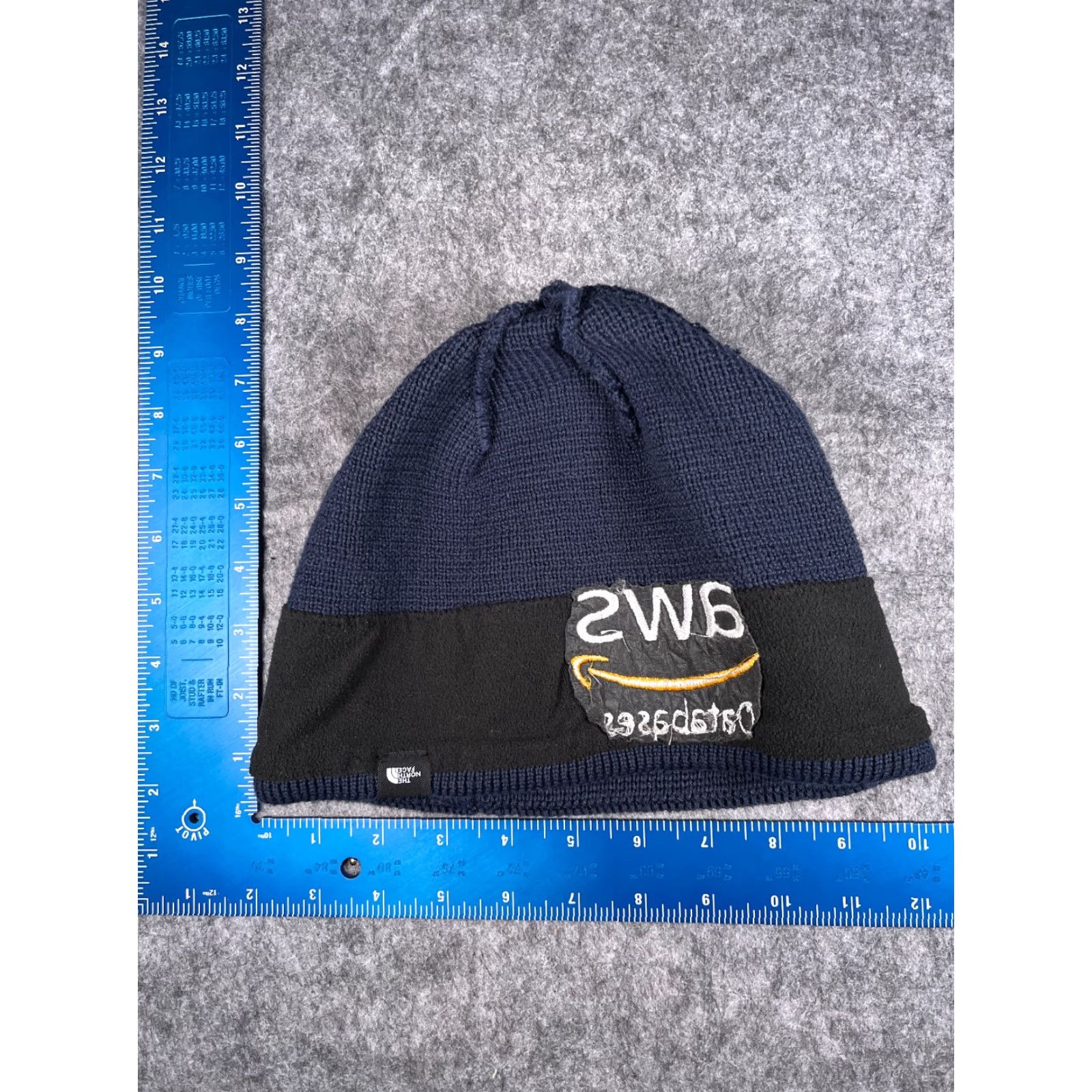 The North Face The North Face Beanie Hat One Size Blue Knit Polyester Unisex Adults Mens Womens Outdoor Logo 90s Size ONE SIZE - 5 Thumbnail