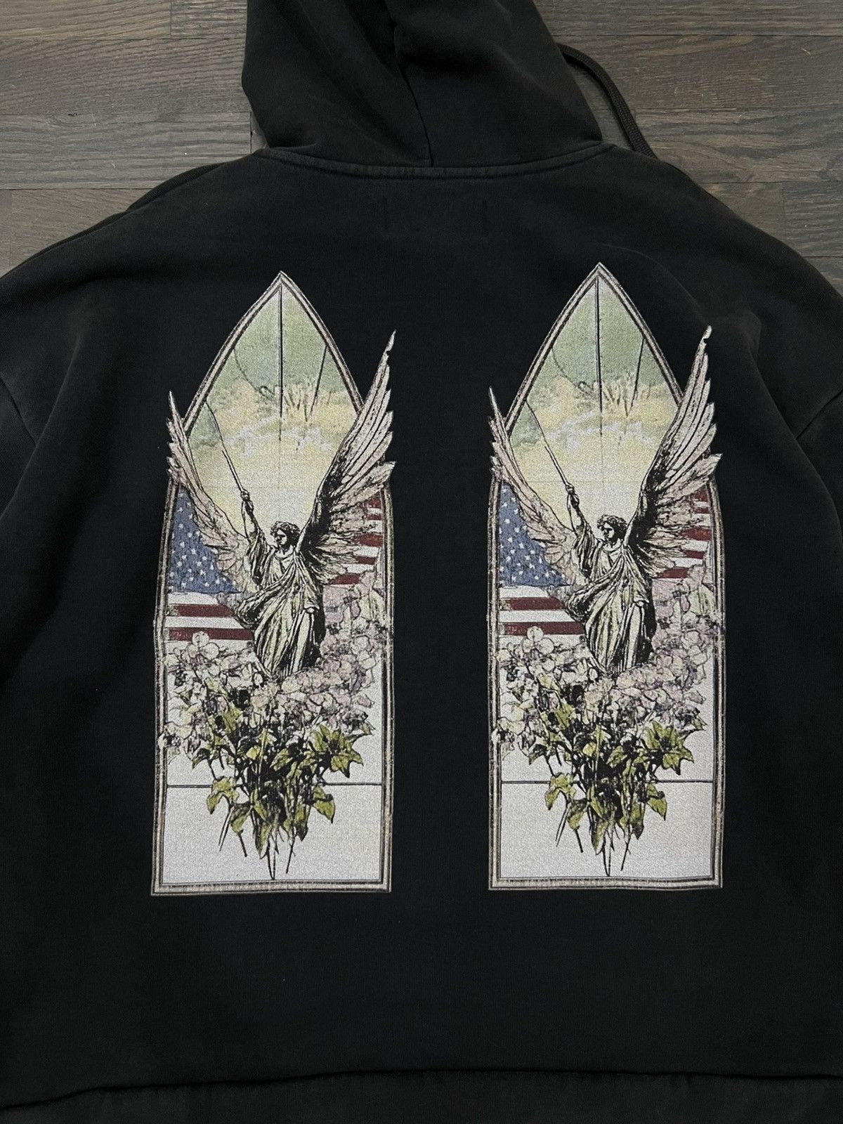 Who Decides War Faded us angel hoodie Size US M / EU 48-50 / 2 - 5 Thumbnail