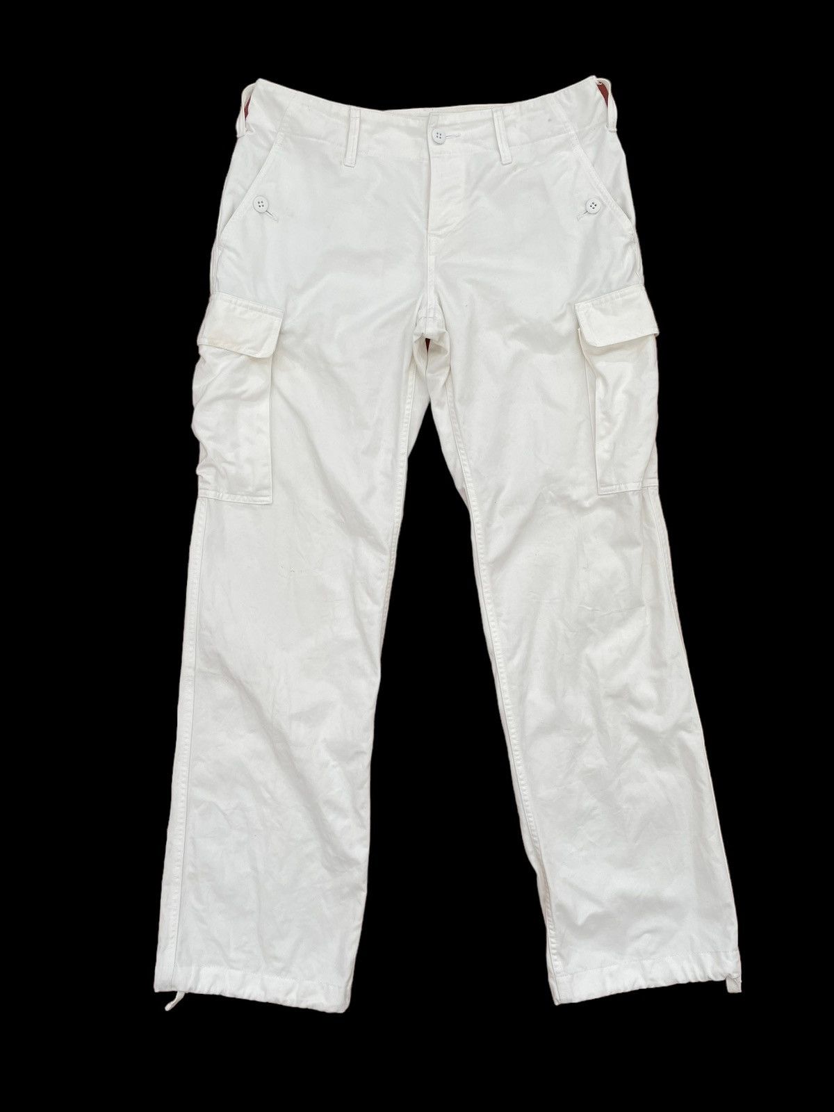 Polo Ralph Lauren White Cargo Pants Utility