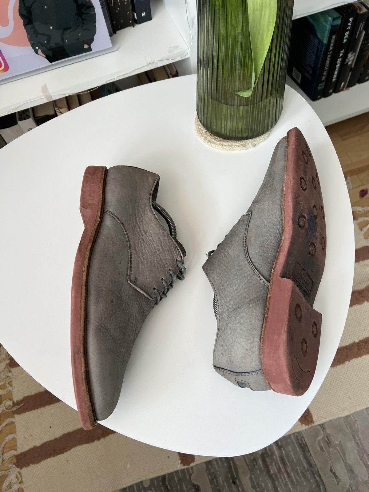 Polo Ralph Lauren Polo Ralph Lauren leather shoes classic gray Size US 10 / EU 43 - 4 Thumbnail