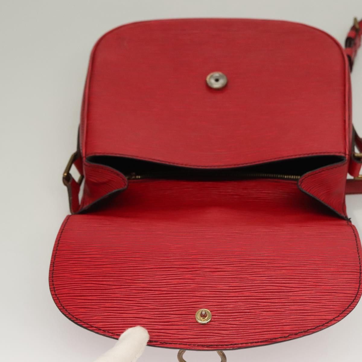 Louis Vuitton LOUIS VUITTON Epi Saint Cloud GM Shoulder Bag Red M52197 Size ONE SIZE - 9 Thumbnail