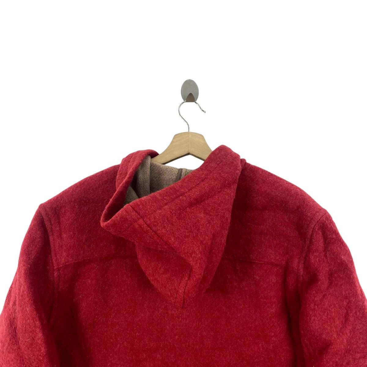 45rpm Vintage 45 RPM STUDIO Japanese Brand Red Hooded Duffle Size US XXL / EU 58 / 5 - 4 Thumbnail