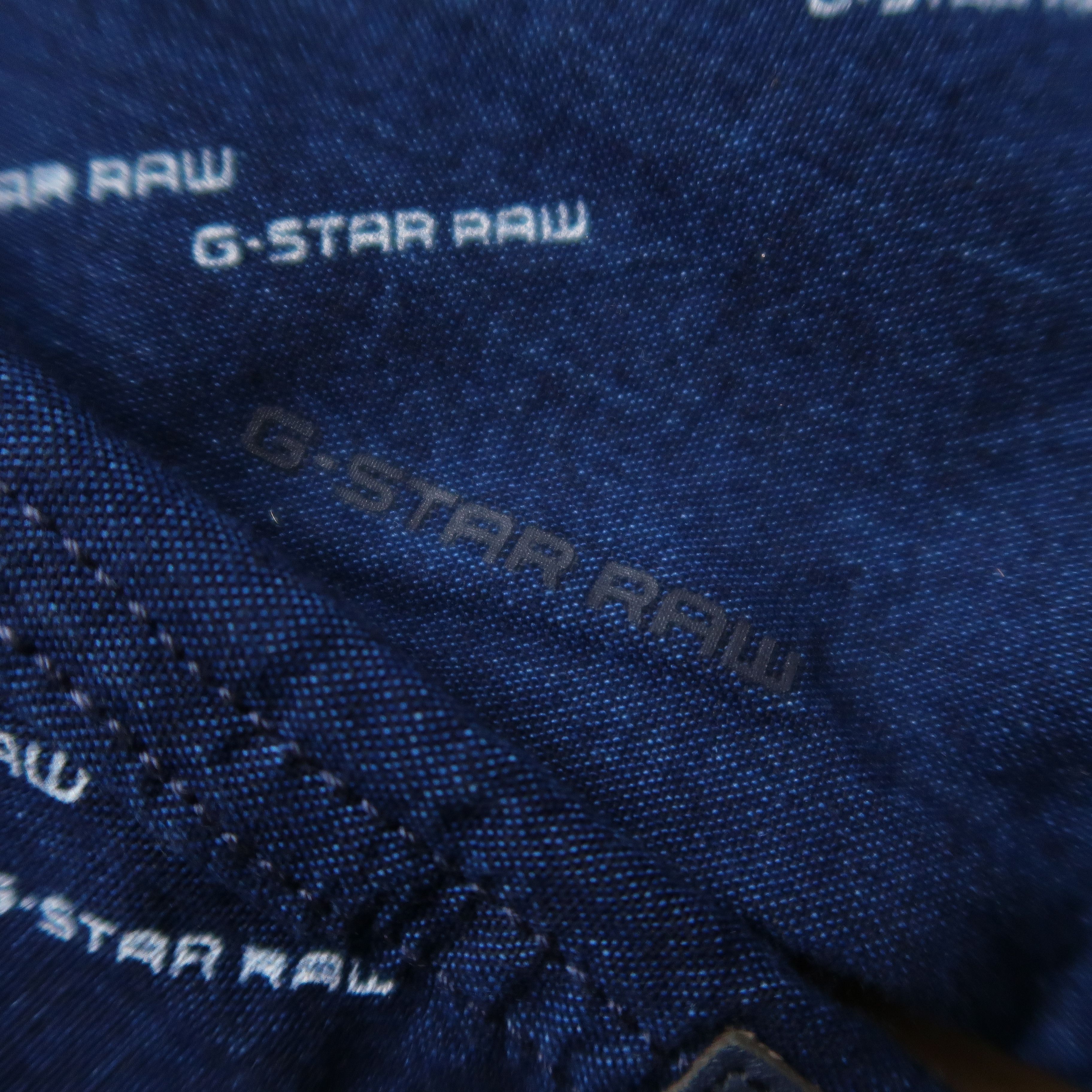 G-Star G-Star Raw Western Denim Shirt Psychedelic Art Size US XL / EU 56 / 4 - 11 Thumbnail