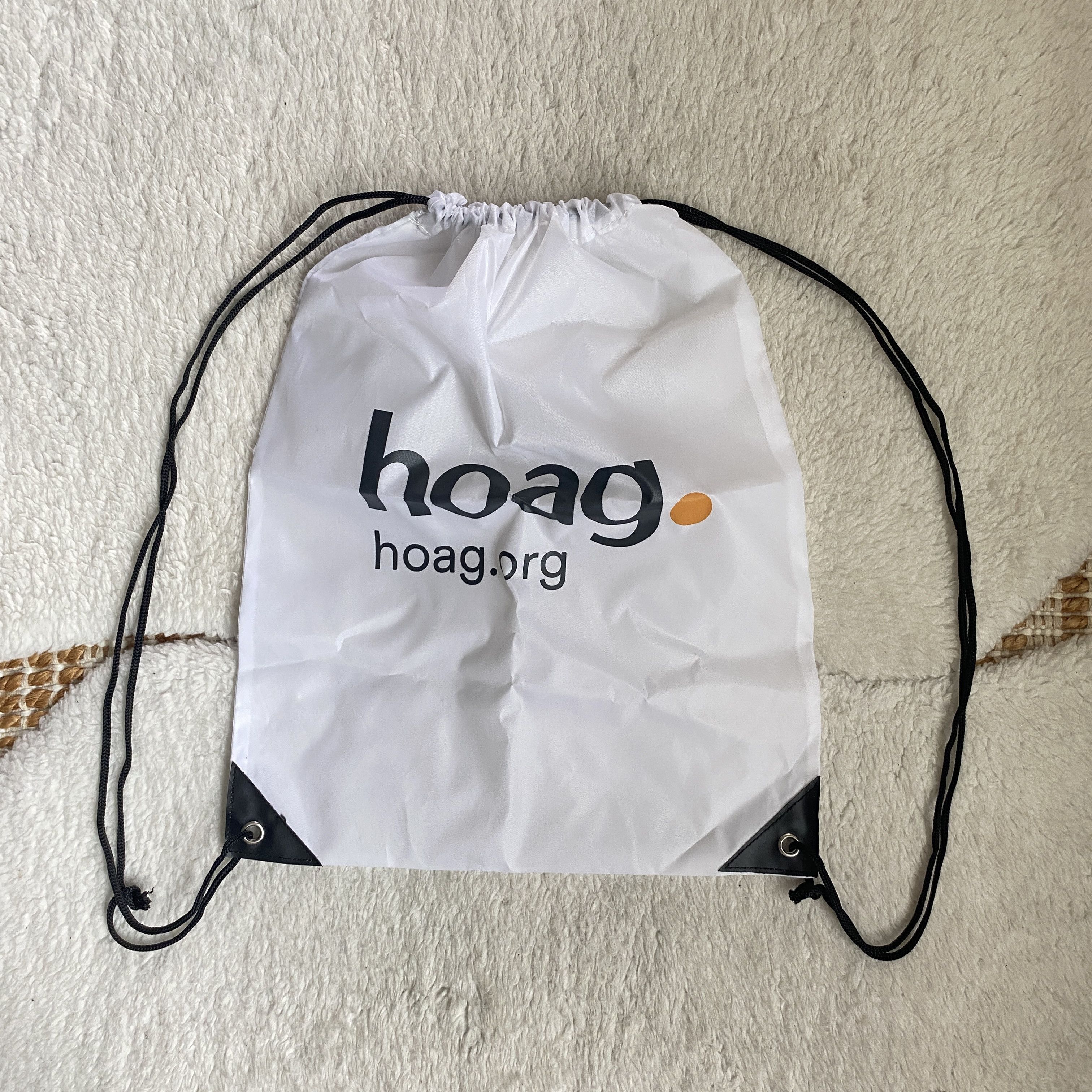 Other White PVC Tote Bag with Drawstring Closure – Standard Size Size ONE SIZE - 3 Thumbnail