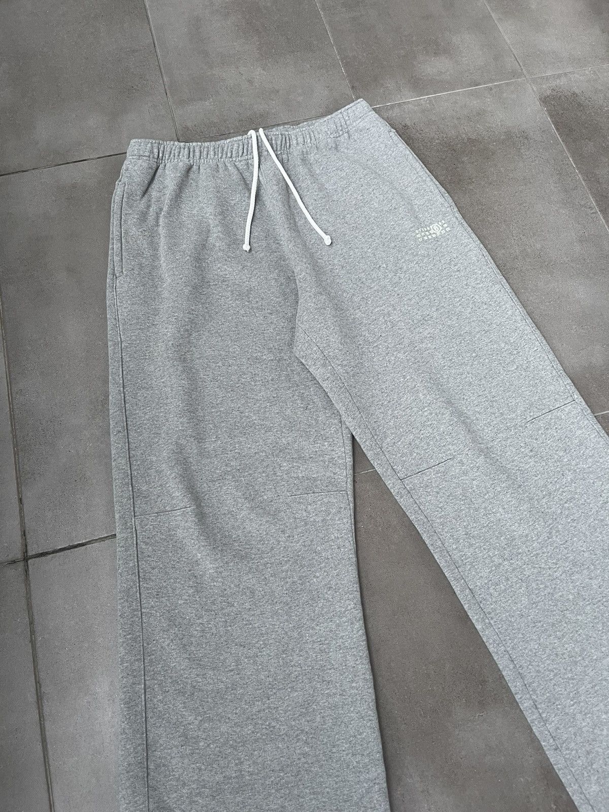 Maison Margiela !DS! SS23 Maison Margiela Numbers Grey Bonded Sweatpants Size 34" / US 12 / IT 48 - 14 Thumbnail