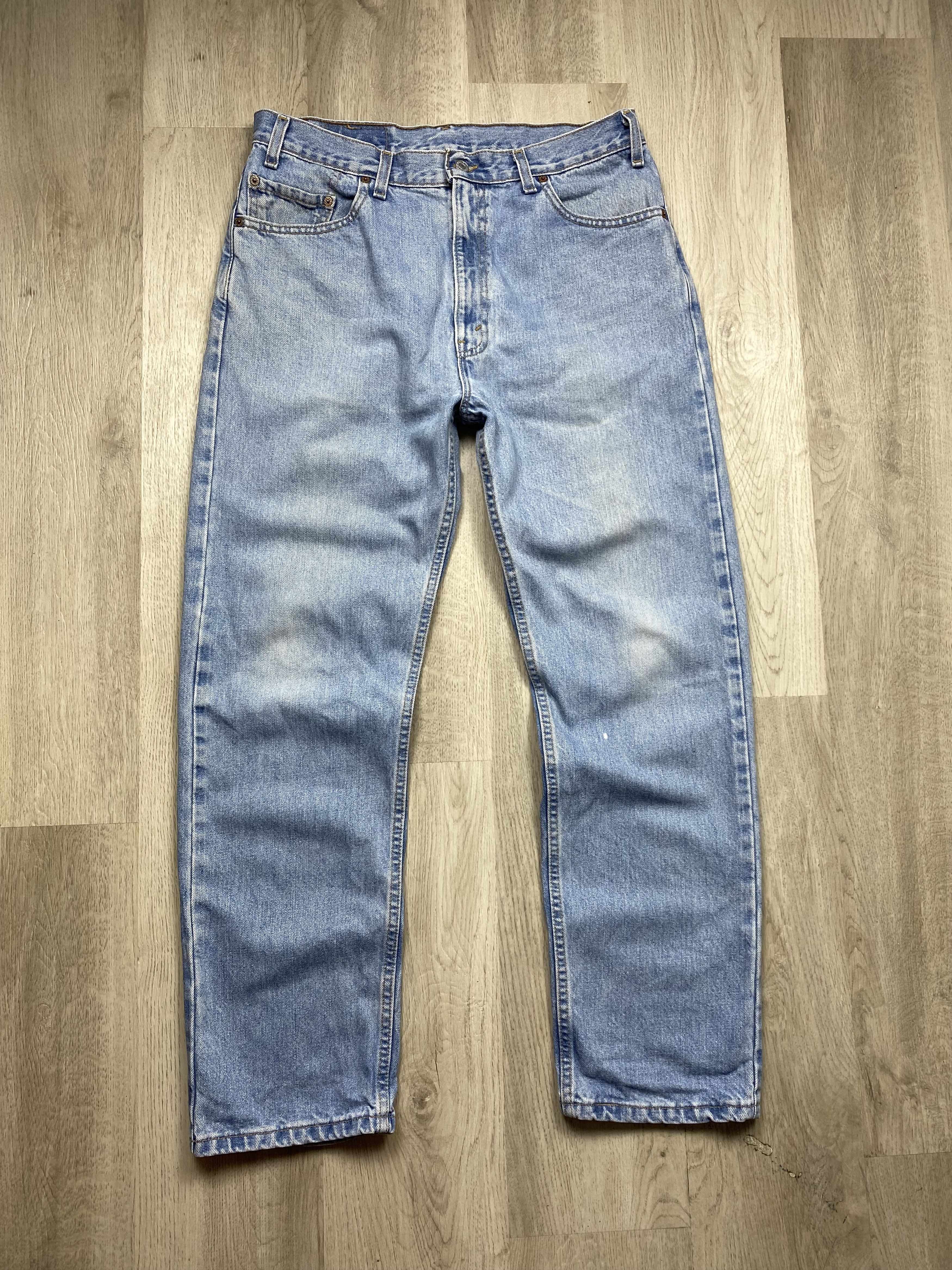 Levi's Levis 505 90s Vintage Blue Denim Pants Jeans Made in USA Size US 36 / EU 52 - 4 Thumbnail