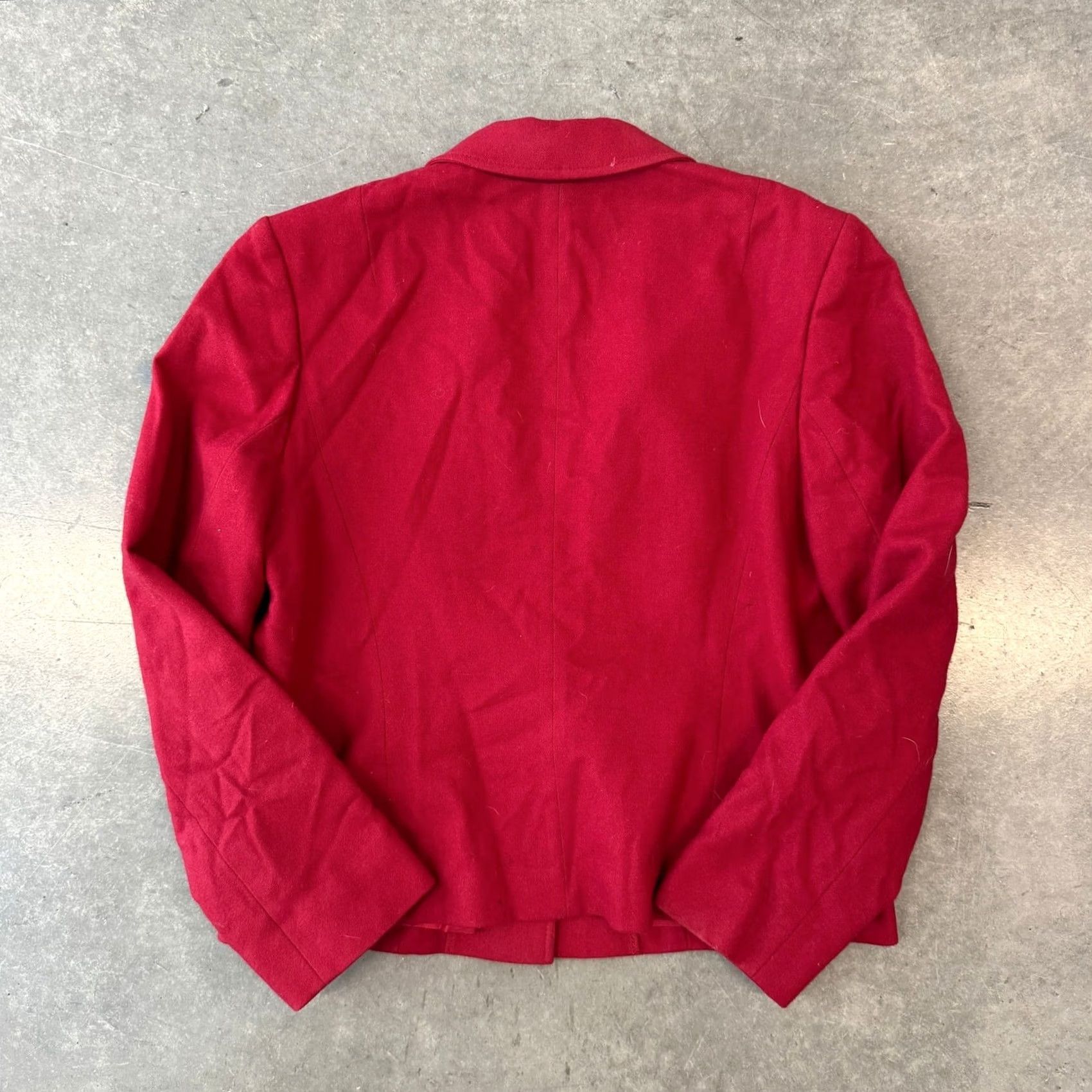 Pendleton VINTAGE Pendleton Blazer Shirt Womens Small Red Wool Longsleeve Size S / US 4 / IT 40 - 2 Thumbnail