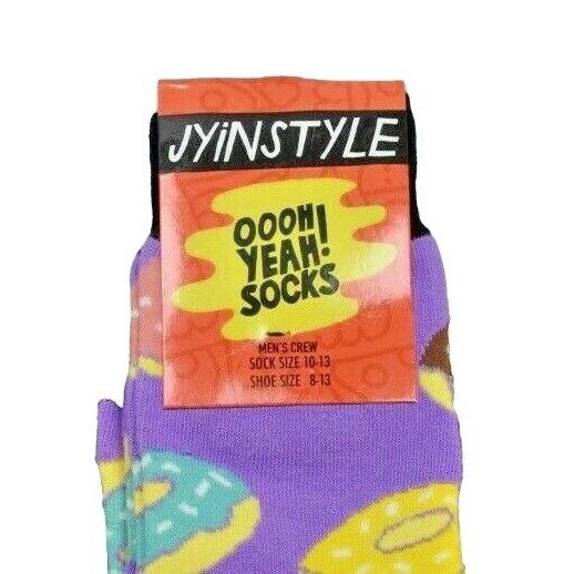 Other JYinstyle Mens Shoe Size 8-13 Oooh Yeah Donut Novelty Crew S Size ONE SIZE - 4 Thumbnail
