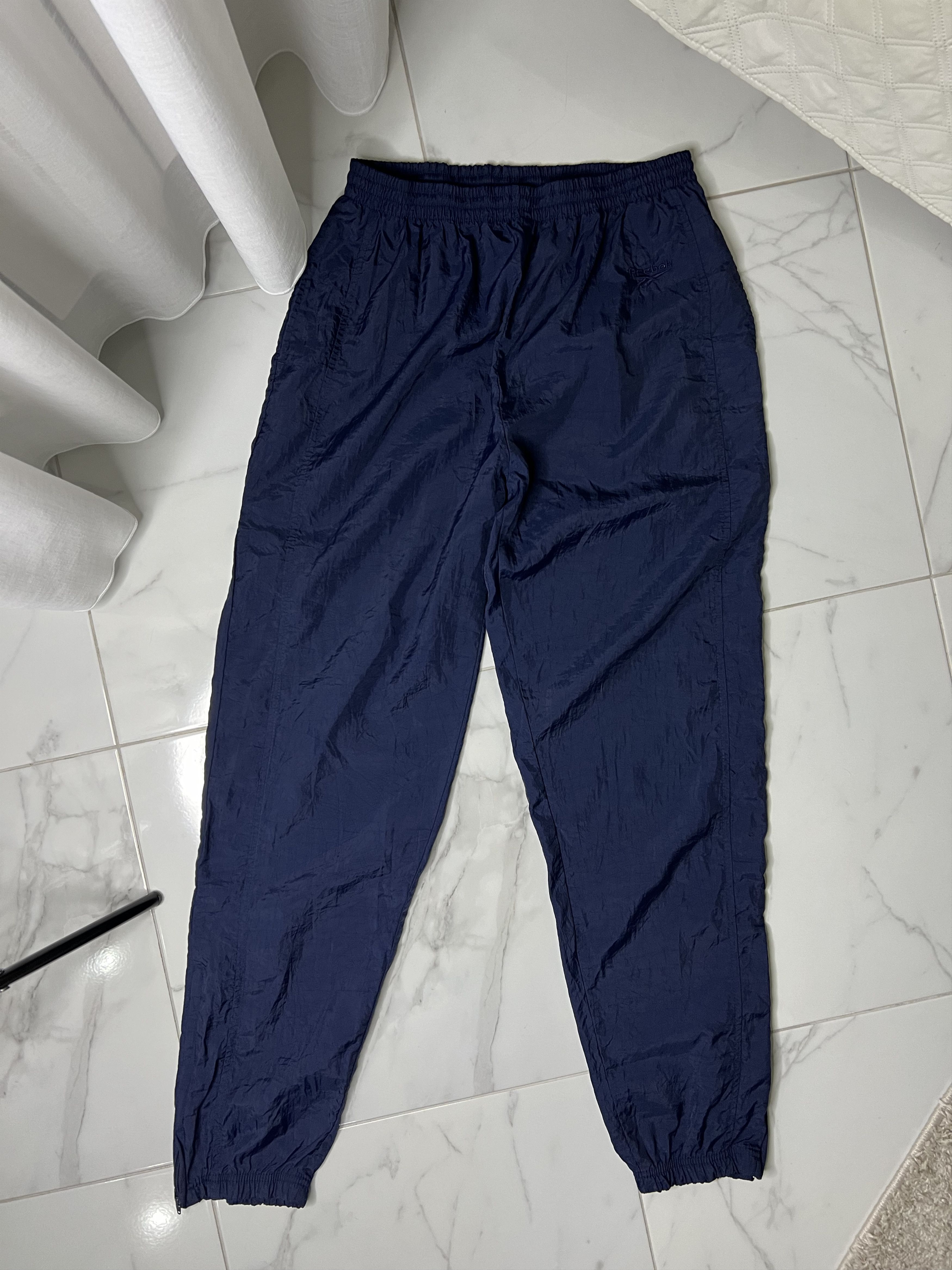 Reebok × Vintage Vintage 90s Reebok windbreaker nylon pants men’s Size US 34 / EU 50 - 1 Thumbnail
