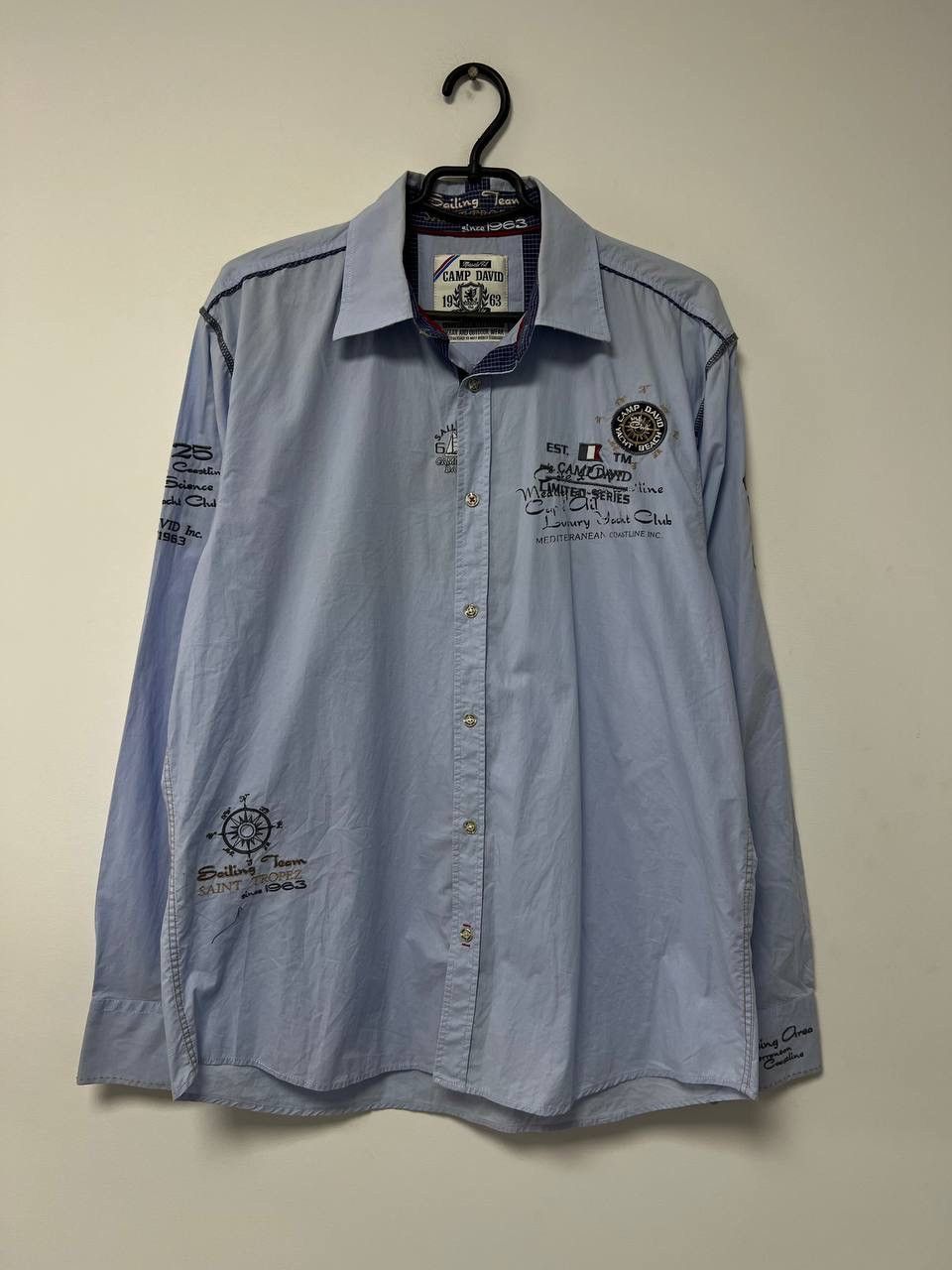 Camp David Camp David Muscle Fit Button Down Shirt Urban and Outdoor XL Size US XL / EU 56 / 4 - 2 Thumbnail