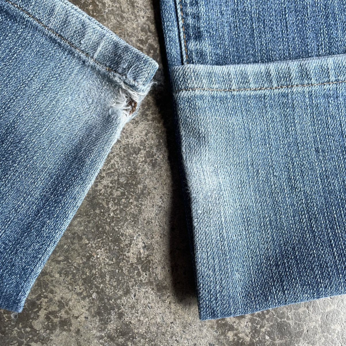 Edwin 🔥Vintage Edwin F503 Stoned Washed Distress Denim Jeans Size US 30 / EU 46 - 7 Thumbnail