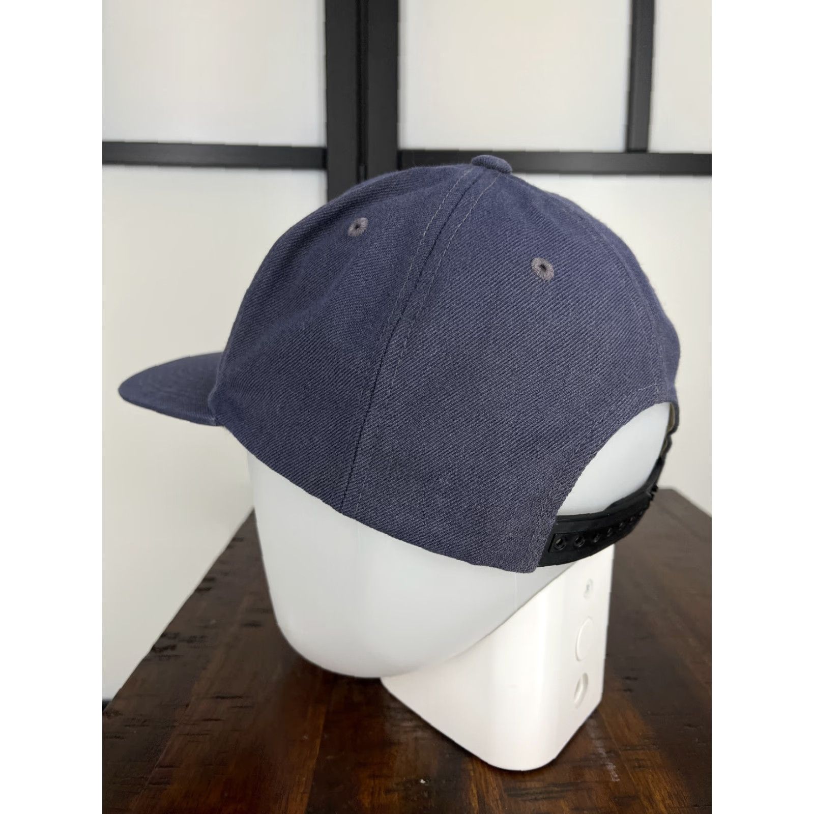 RVCA RVCA Hat Cap Snap Back Adult One Size Blue Embroidered Mid Fit Skateboard Size ONE SIZE - 5 Thumbnail