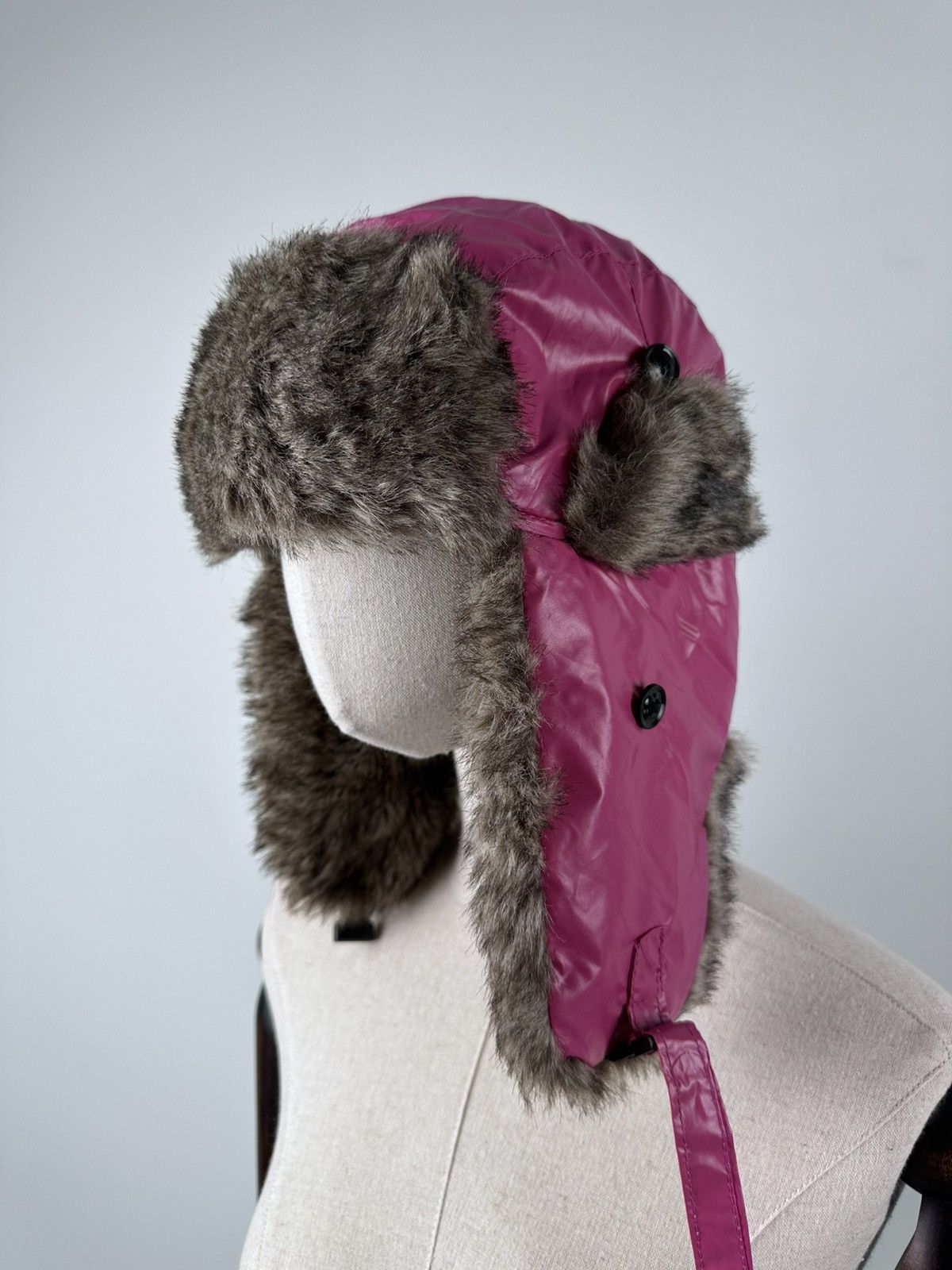 Pre-owned Hysteric Glamour X If Six Was Nine Y2k Vintage Fuzzy Ushanka Hat If Six Was Nine Fur Faux In Pink