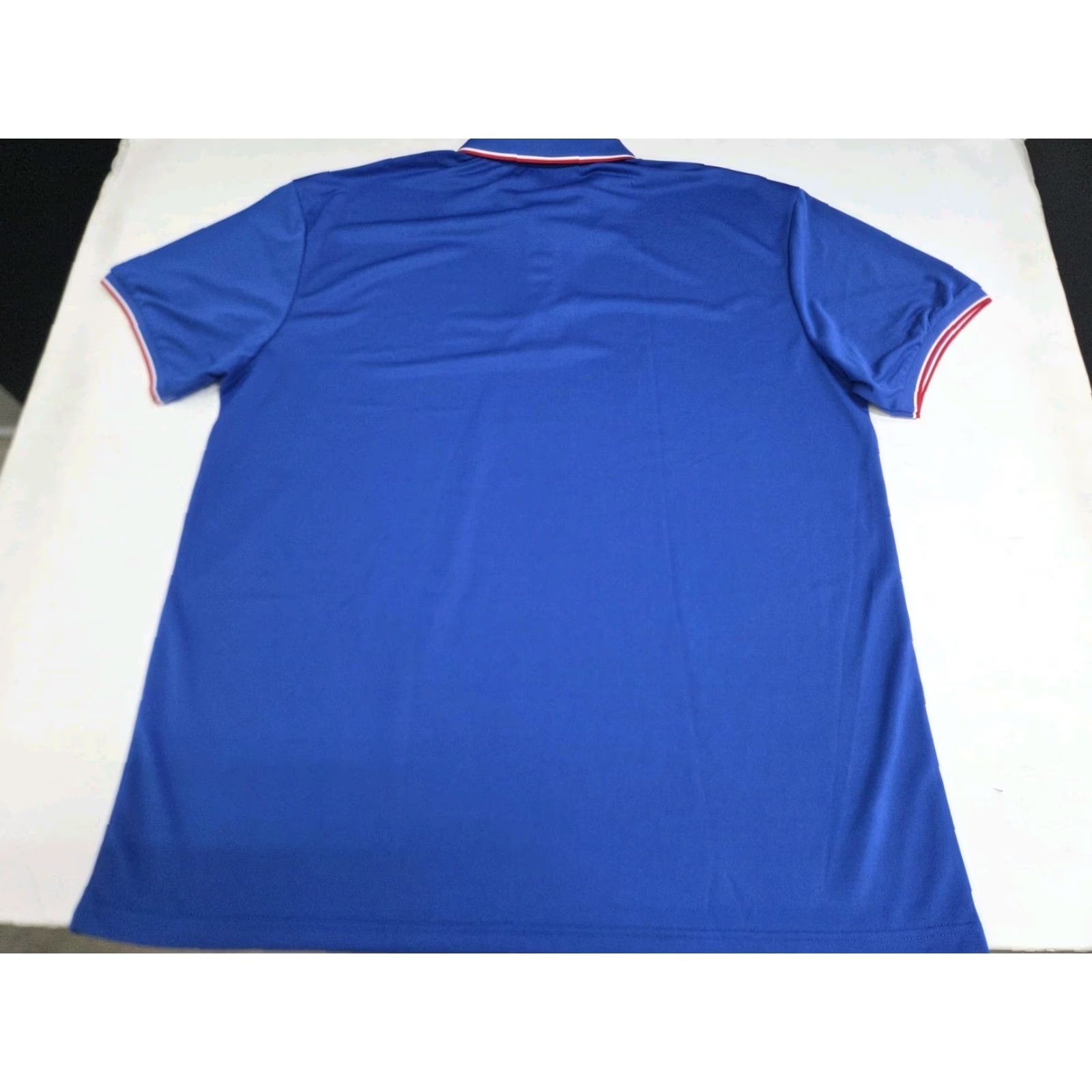 Psycho Bunny Psycho Bunny Polo Shirt Blue 2XL Men's Short Sleeve Casual Polo Shirt Solid Logo Bunny 100% Polyester Knit Size US XXL / EU 58 / 5 - 5 Thumbnail