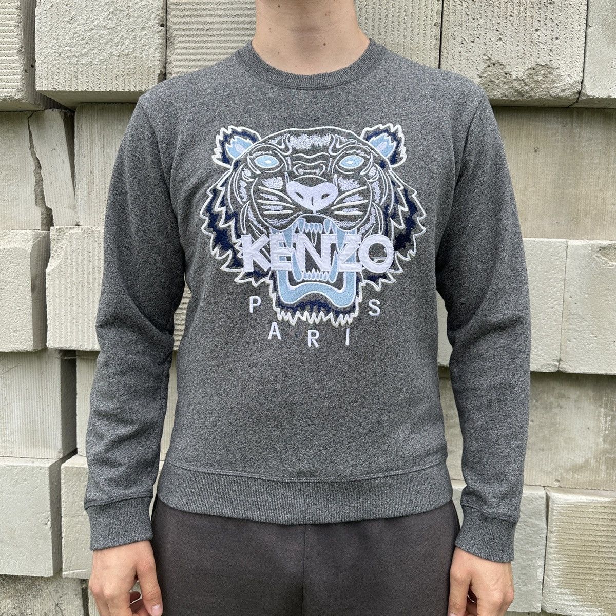 Kenzo Vintage Kenzo Sweatshirt Embroidered Tiger Crewneck Y2K L Size US L / EU 52-54 / 3 - 1 Thumbnail