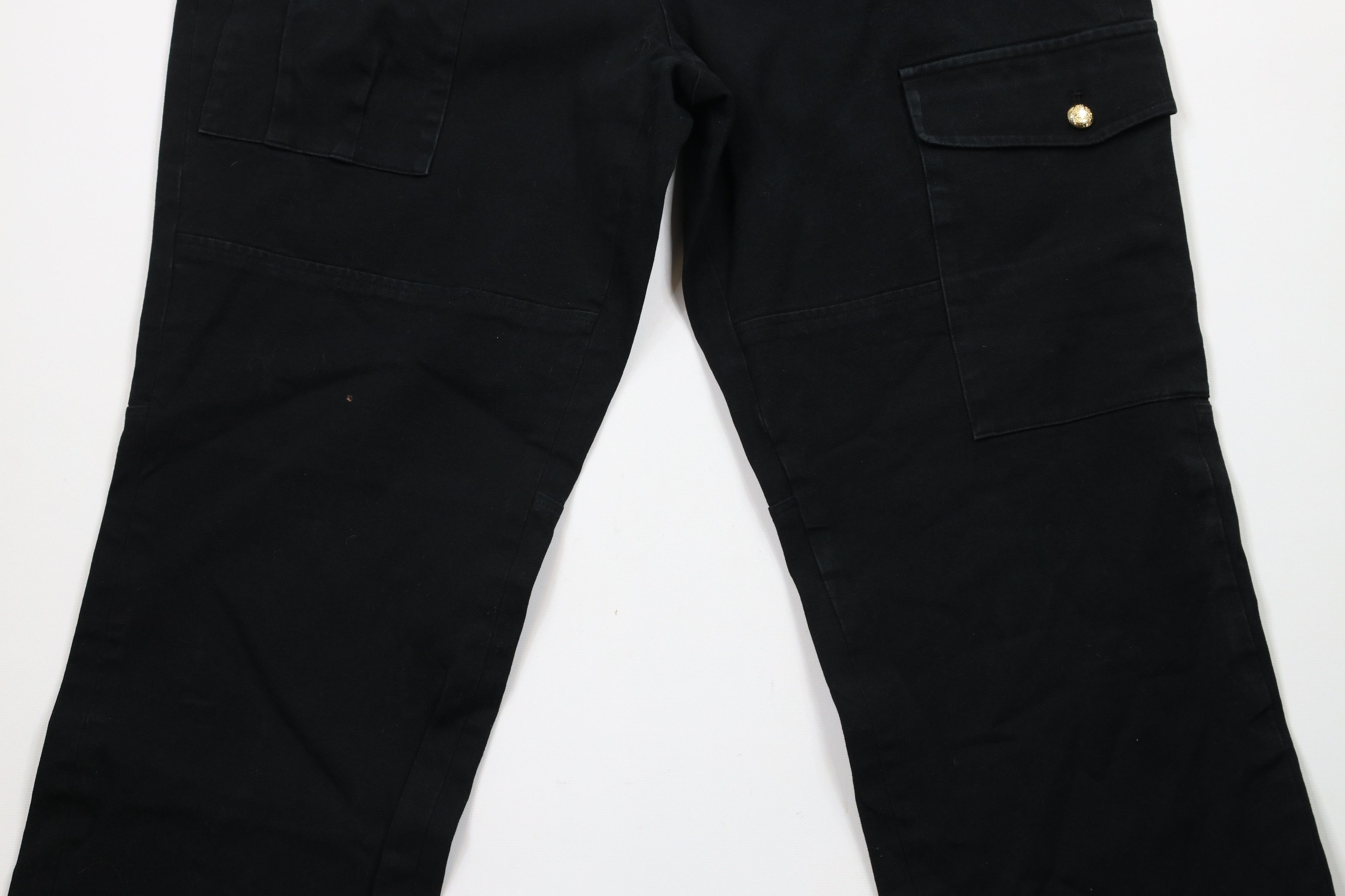 Ralph Lauren × Vintage Vintage 90s Ralph Lauren Side Buckle Stretch Cargo Pants Size 36" / US 14 / IT 50 - 3 Thumbnail
