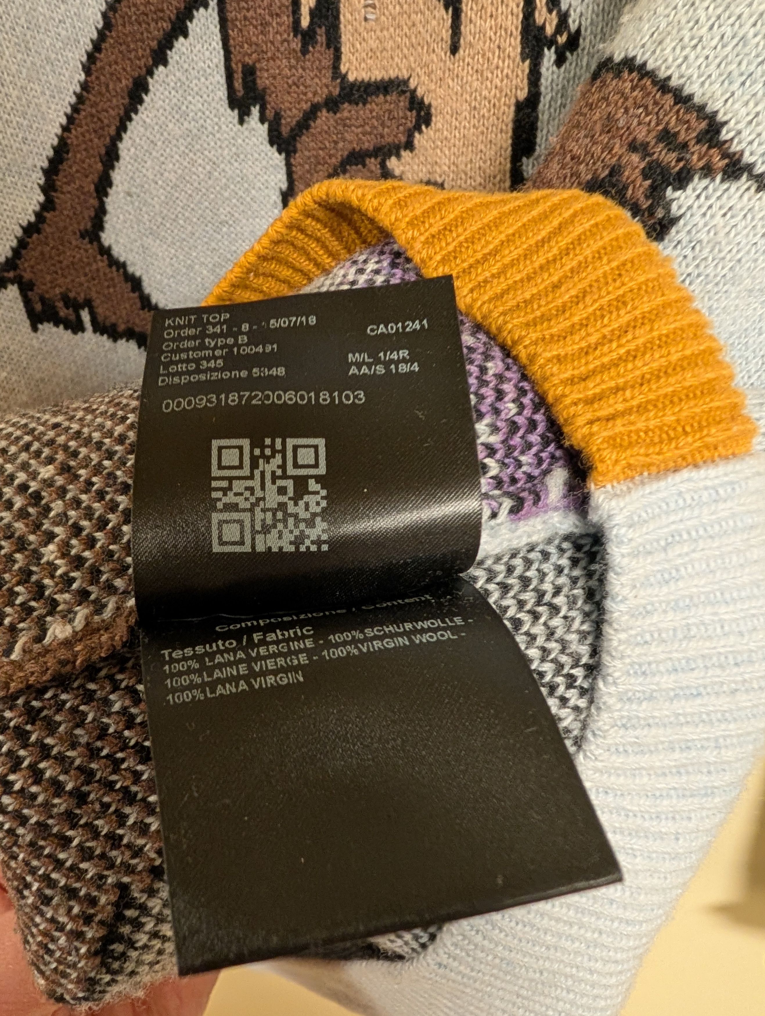 Calvin Klein 205W39NYC CK 205W39NYC by Raf Simons 18AW Looney Tunes Knitwear Size US S / EU 44-46 / 1 - 6 Thumbnail