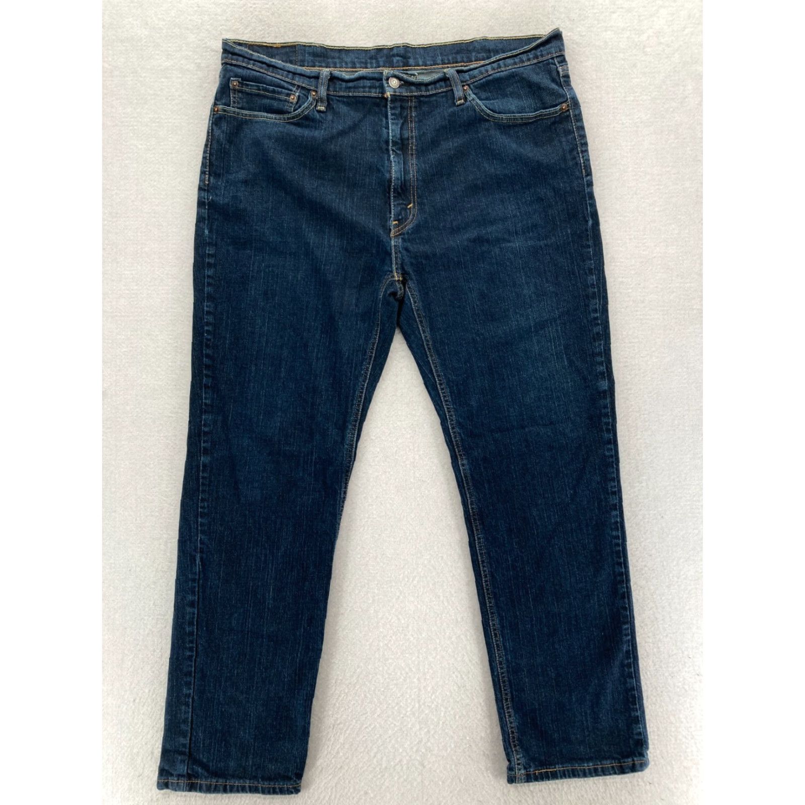Levi's Levi's 541 Jeans Mens 40x30 Athletic Fit Tapered Leg Denim Pants Blue Stretch Cotton Spandex Size US 40 / EU 56 - 2 Thumbnail