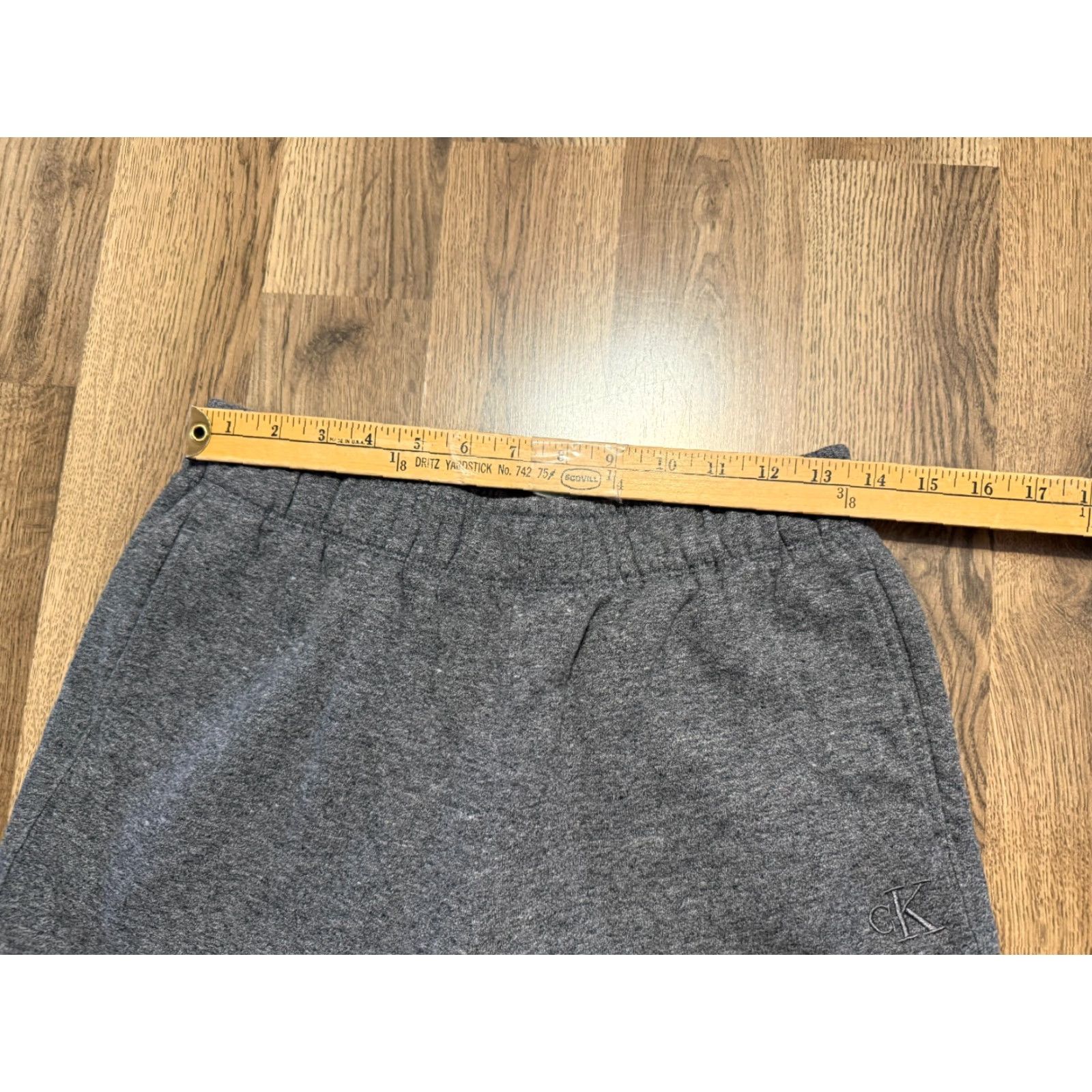 Calvin Klein Calvin Klein Pants Women's Medium Gray Sweatpants Pull On High Rise Regular Size 32" / US 10 / IT 46 - 6 Thumbnail