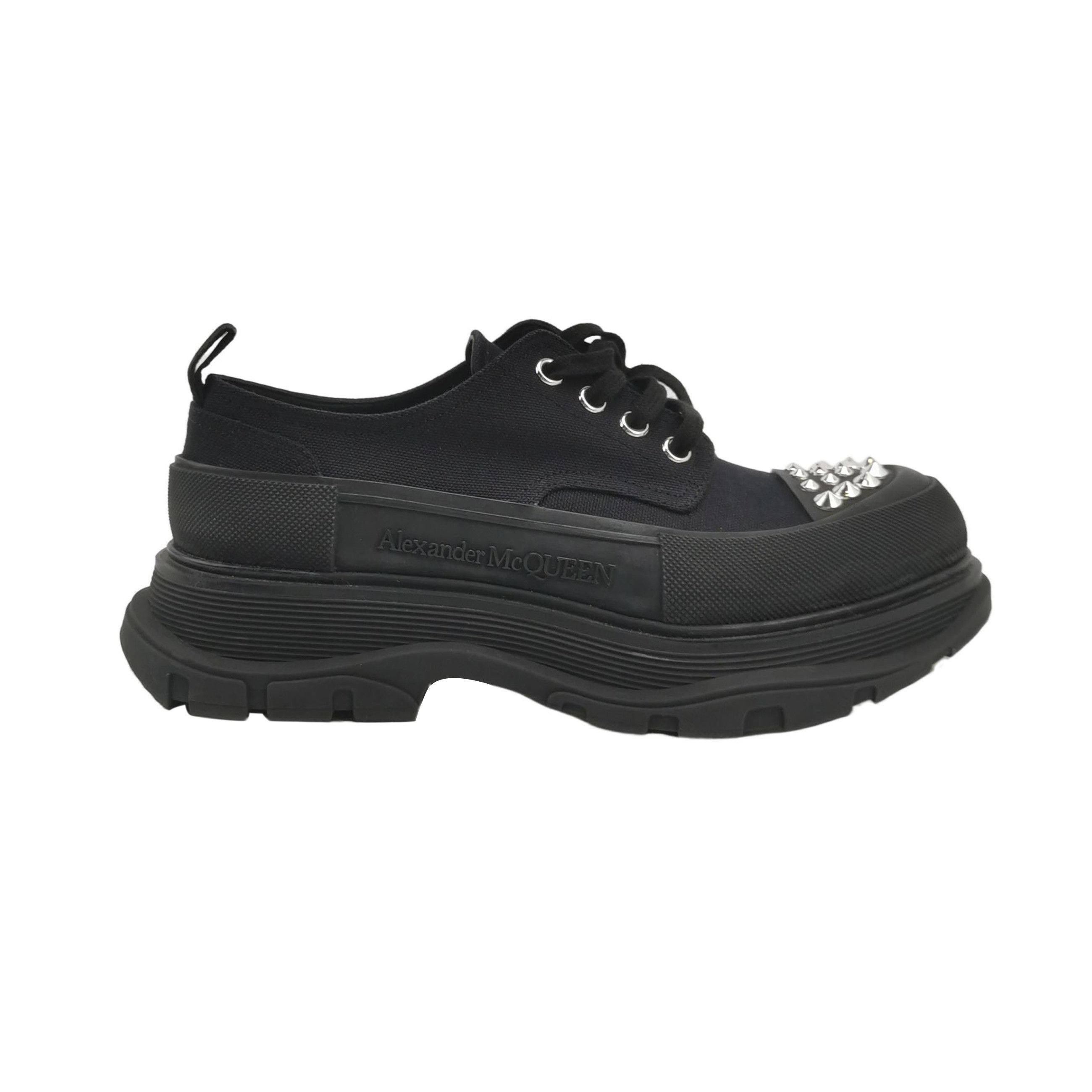 Alexander McQueen Alexander McQueen Studded Tread Slick Sneakers 40 Size US 7 / EU 40 - 1 Thumbnail