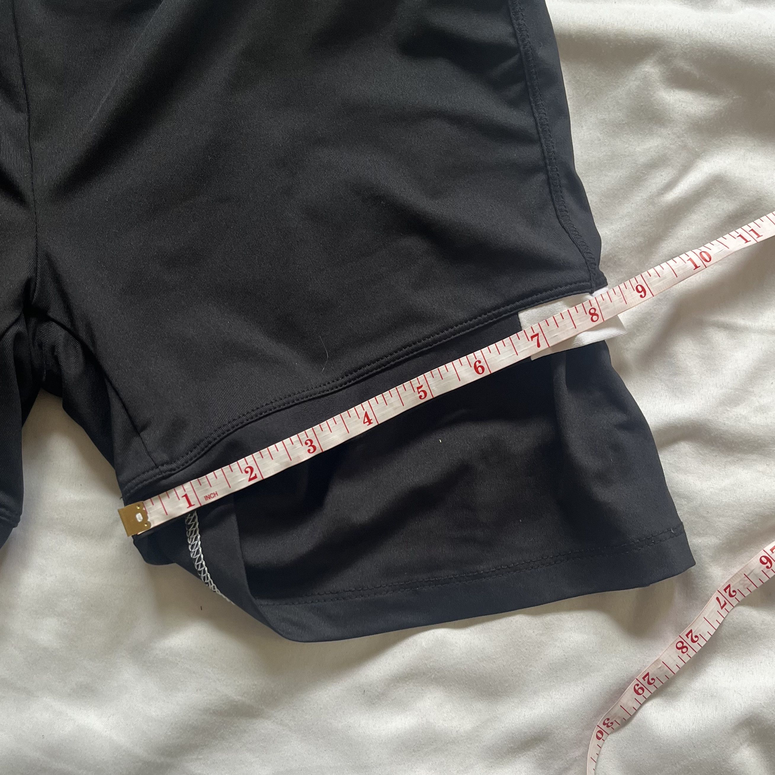 Other Babolat Double Layer Black and White Biker Shorts Size 28" / US 6 / IT 42 - 5 Thumbnail