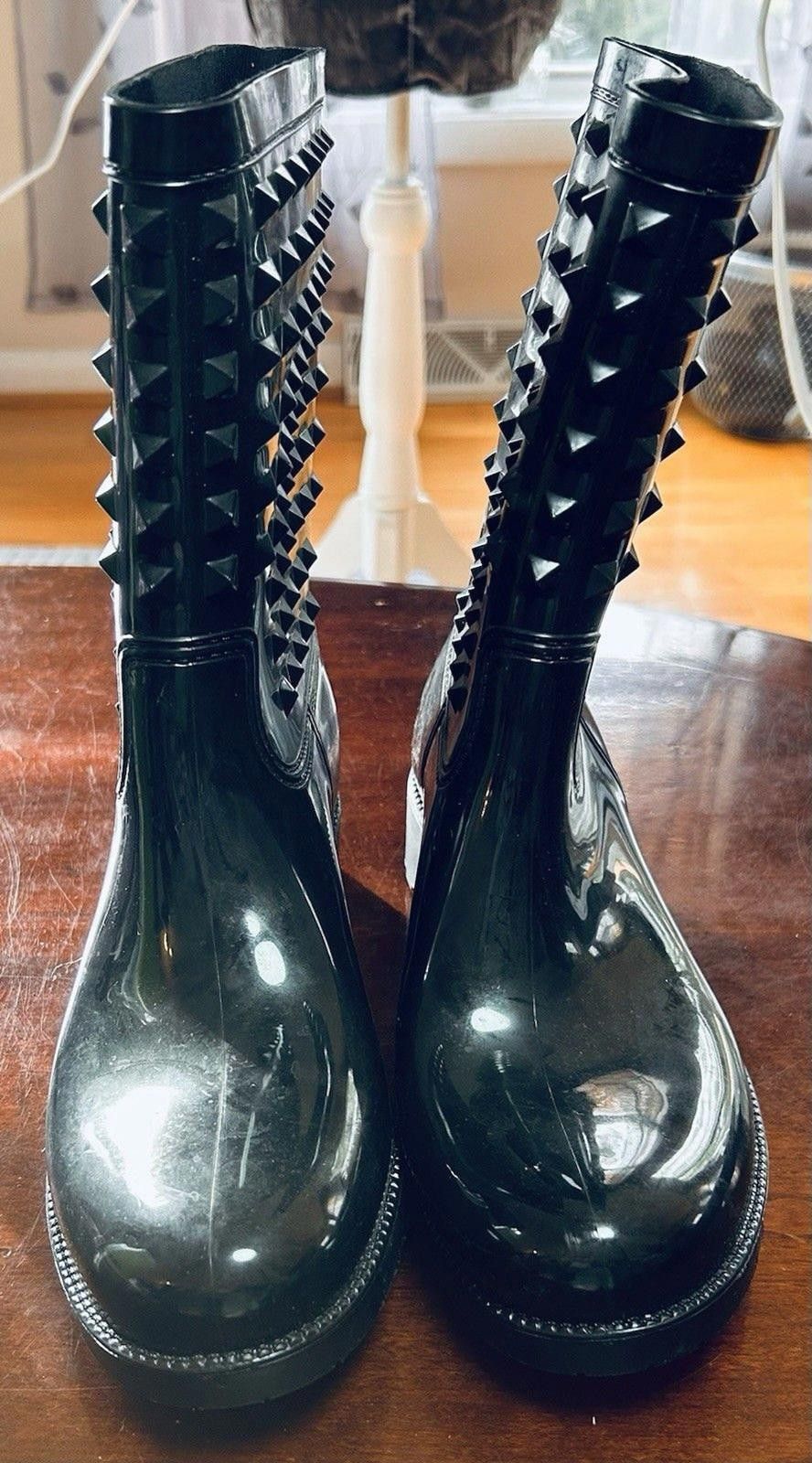 Other Personal Identity Grunge Goth Whimsy Core Black Spike Rain Size US 9 / IT 39 - 4 Thumbnail